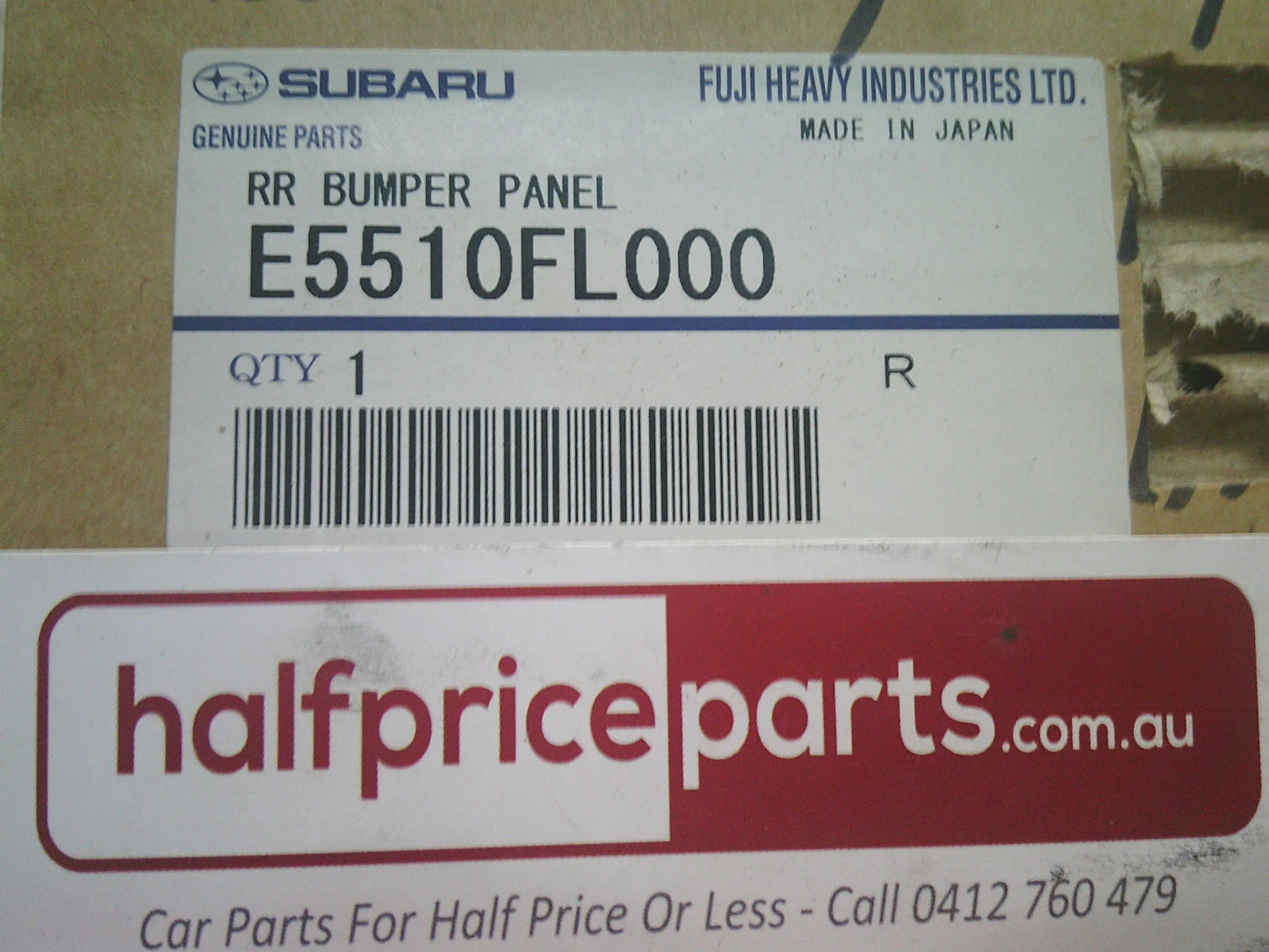Subaru Impreza Sedan Genuine Rear Lower Bumper Panel New Part