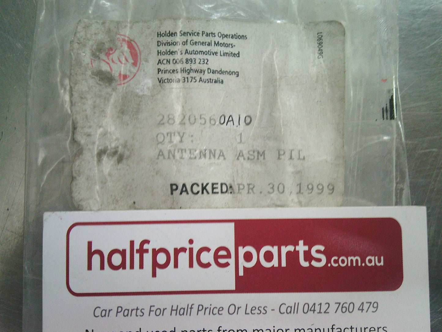 Holden Pillar Mount Antenna Suits Various Older Holden Models New Part