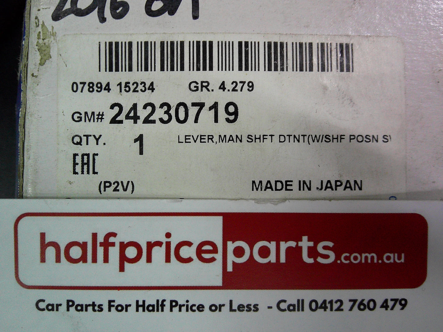 Holden Captiva Genuine Auto Transmission Shaft Lever New Part