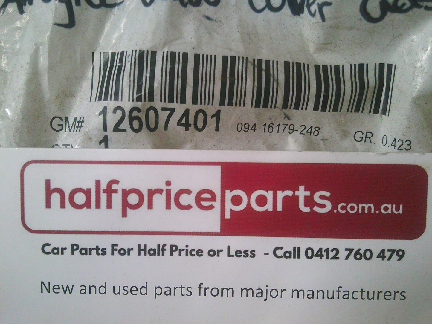 Holden VE/VF Commodore Genuine Alloytec Valve Cover Gasket New Part
