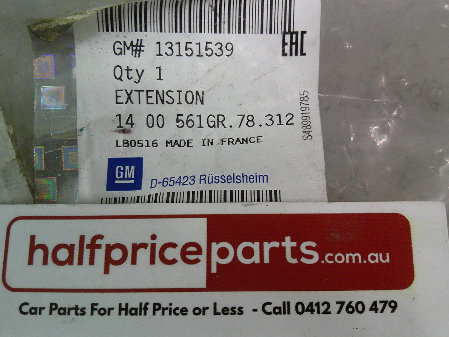 Holden AH Astra Genuine Front Lower 2 Peice Bumper Spoiler Extension New Part