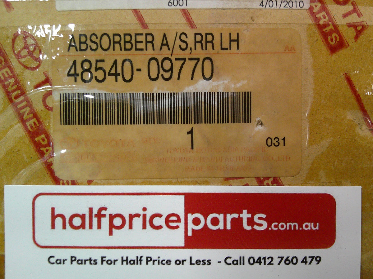 Toyota Aurion/Camry Left Hand Rear Shock Absorber Assembly New Part