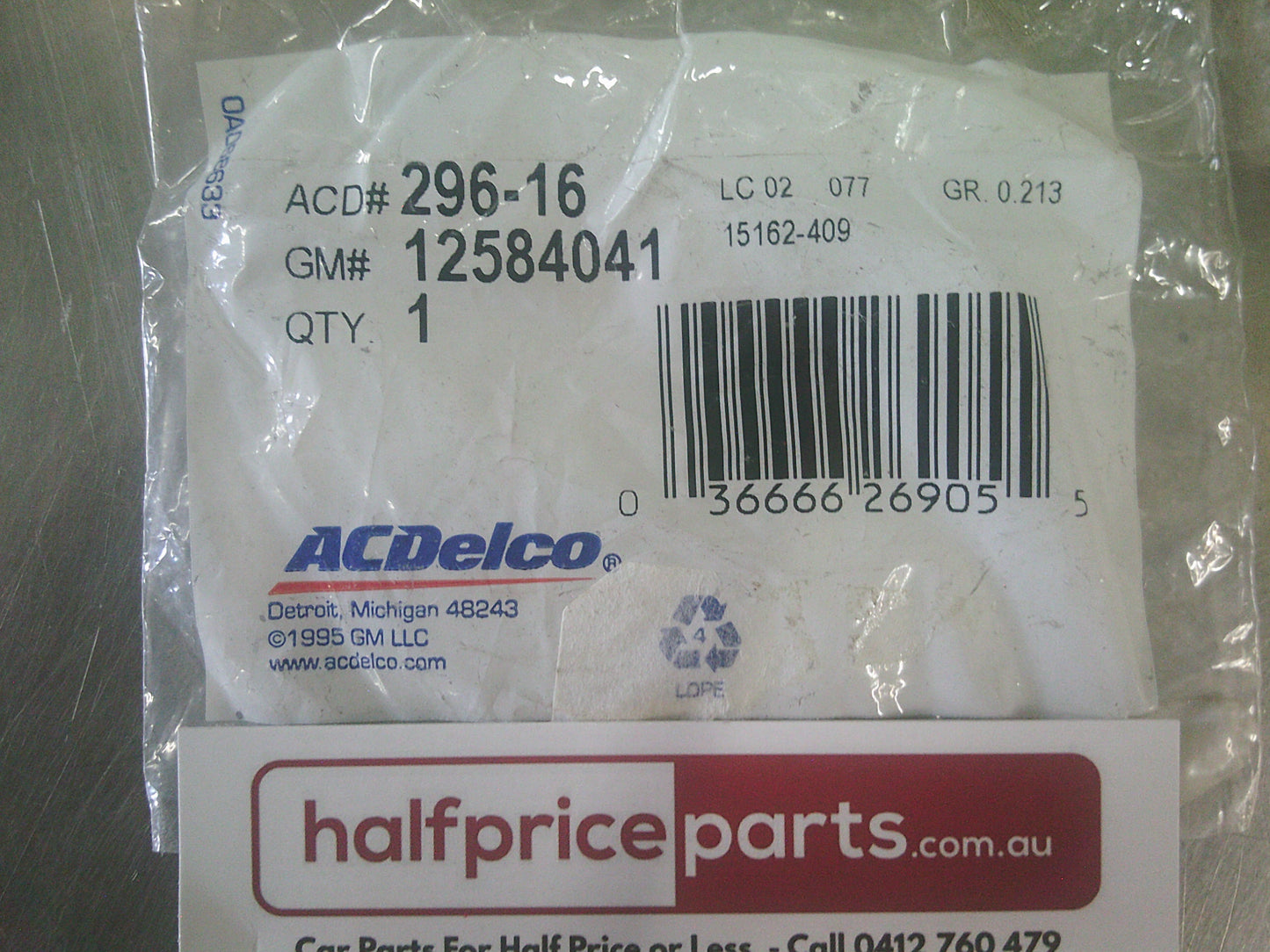 Holden ZB Commodore Genuine Front Oil Crankshaft Seal - New Part