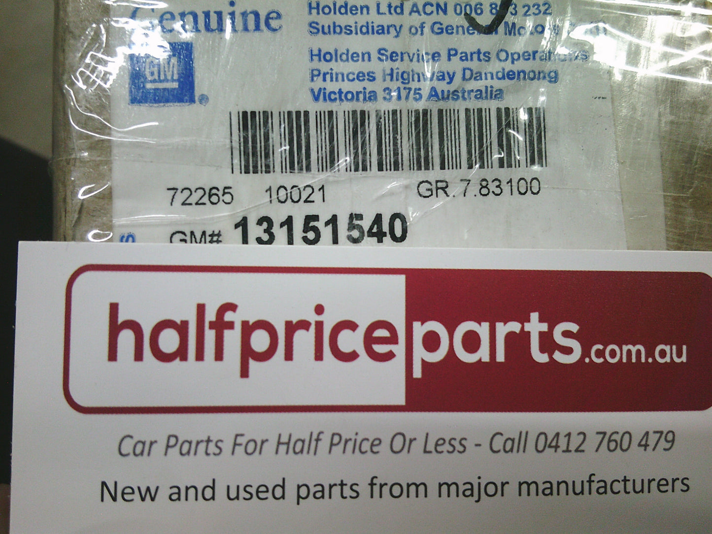 Holden Astra H Genuine Lower Front Grille - New Part