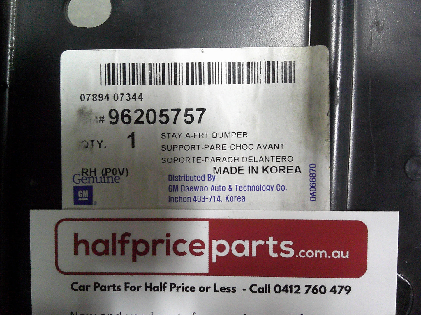 Deawoo Leganza Genuine Right Hand Front Bumper Stay New Part