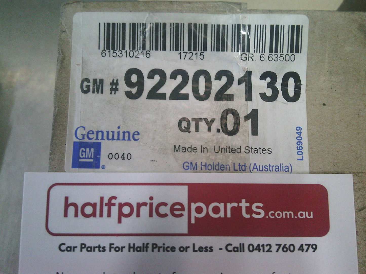 Holden VS/VT/VX/VY/VZ/VE Commodore Genuine Power Steering Reservoir New Part
