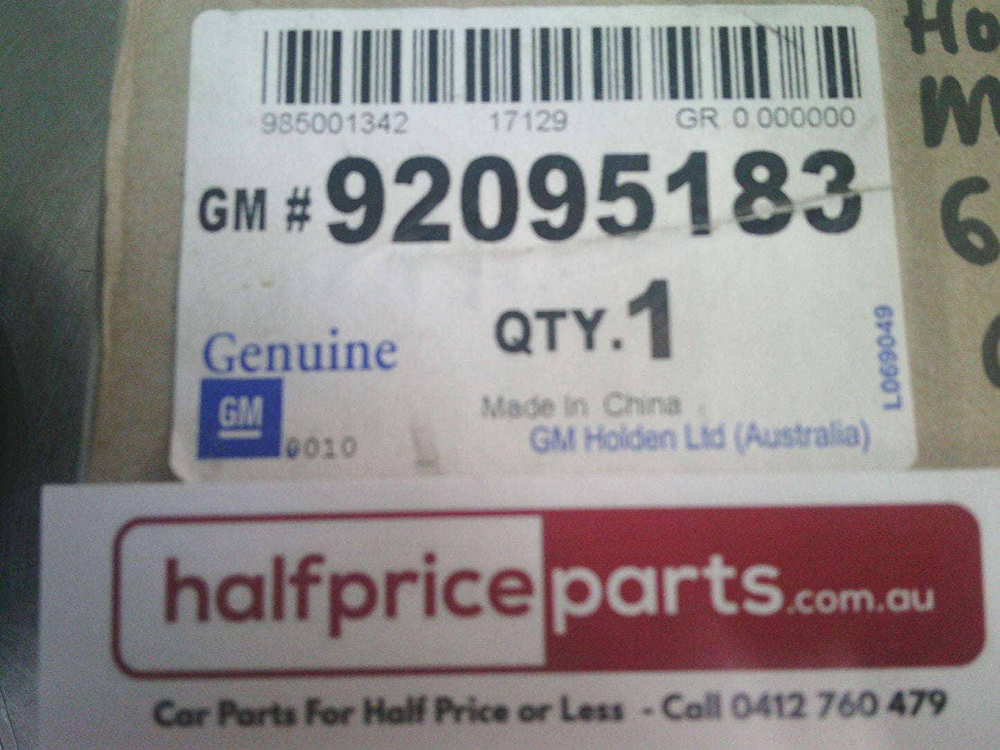 Holden VR/VS/VT/VX/VY/VZ/VU Commodore Genuine 6 Inch Door Speaker New Part