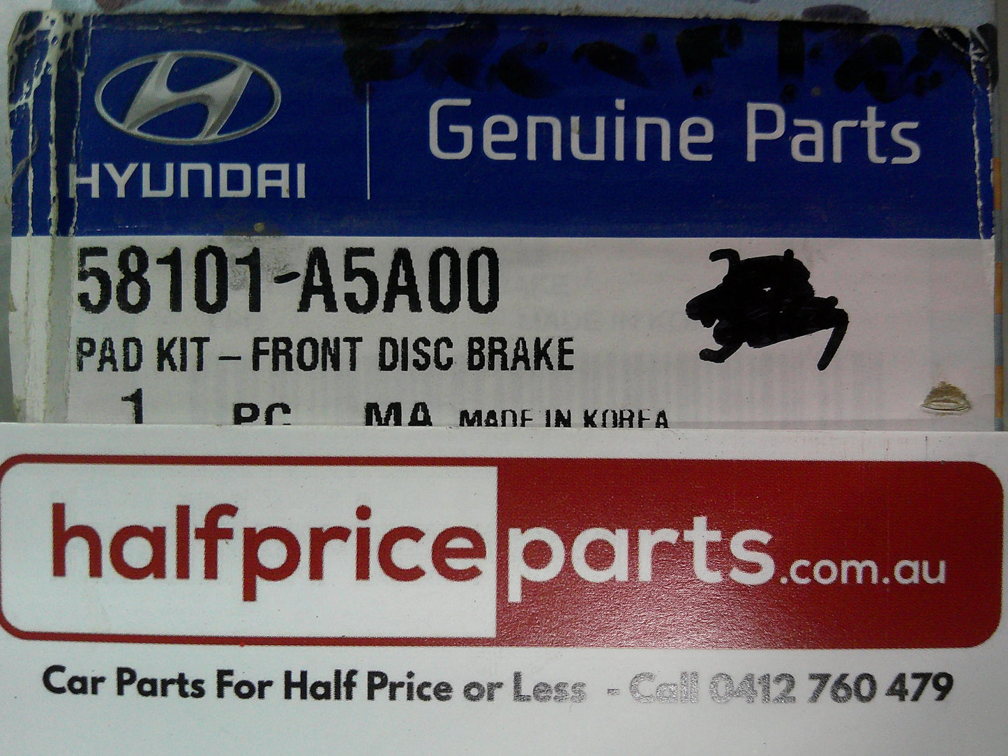 Hyundai I30 GD Genuine Front Disc Brake Pad Set New Part