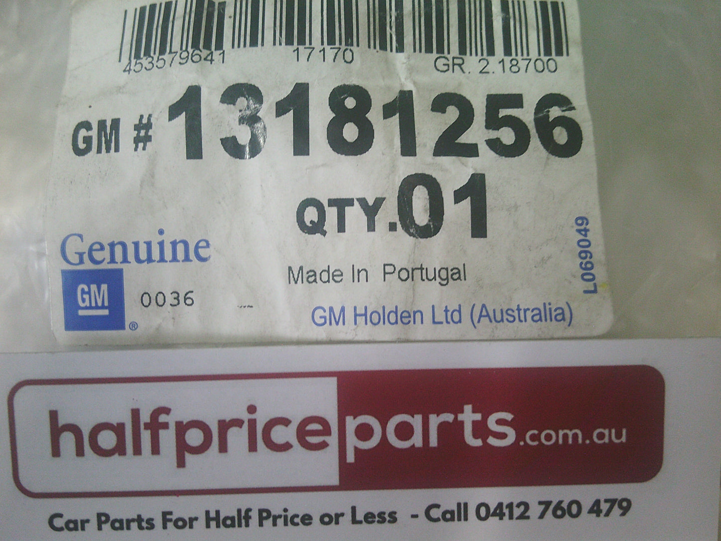 Holden Astra-Zafira Genuine Uncut Key - New Part