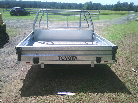 Toyota Hilux Dual Cab Genuine Heavy Duty Steel Tray With Sides (No Fitting Kit New Part)