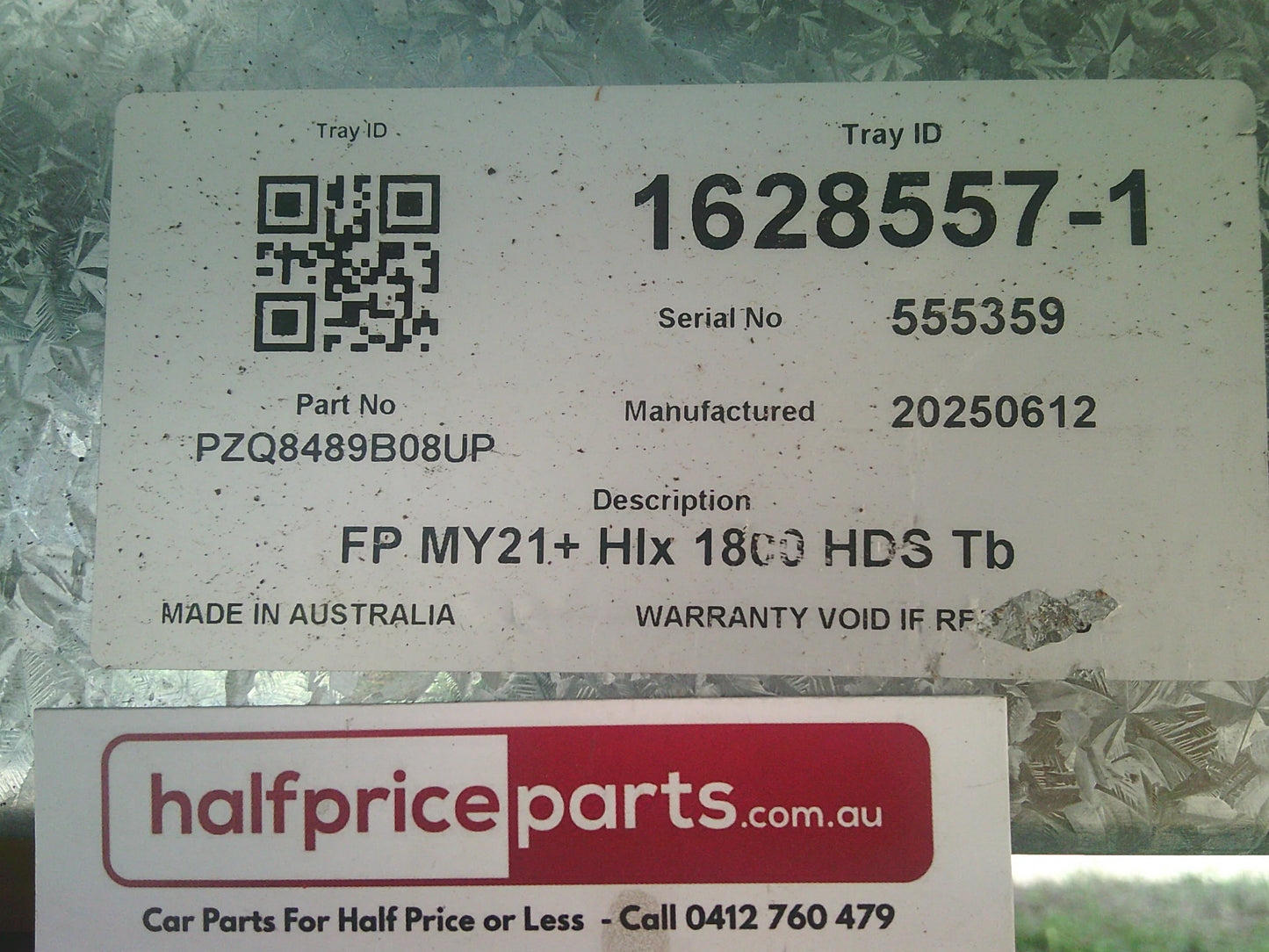 Toyota Hilux Dual Cab Genuine Heavy Duty Steel Tray With Sides (No Fitting Kit New Part