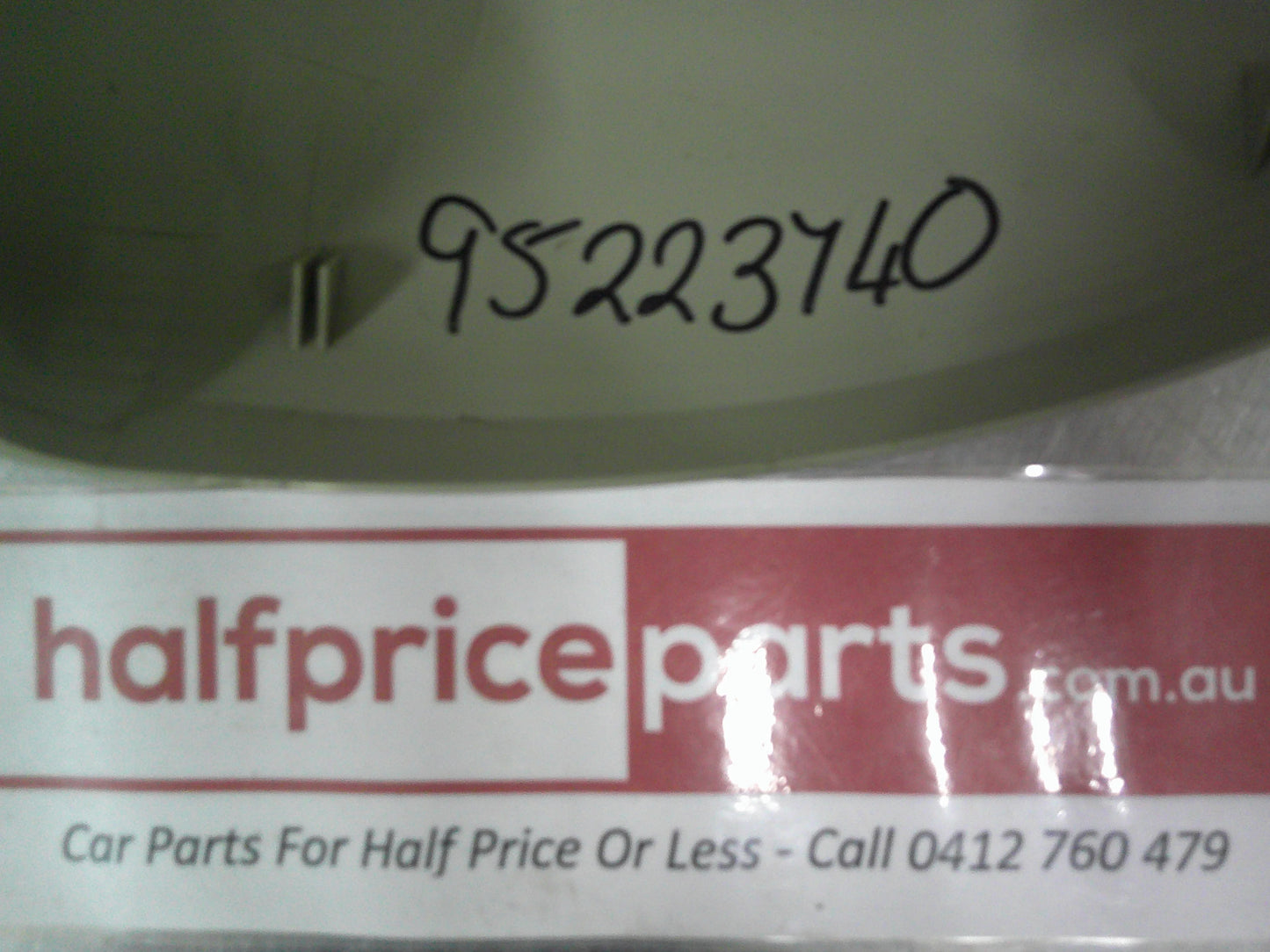 Holden Cruze JH Genuine Front Left Hand Exterior Mirror Scalp (Unpainted) New Part