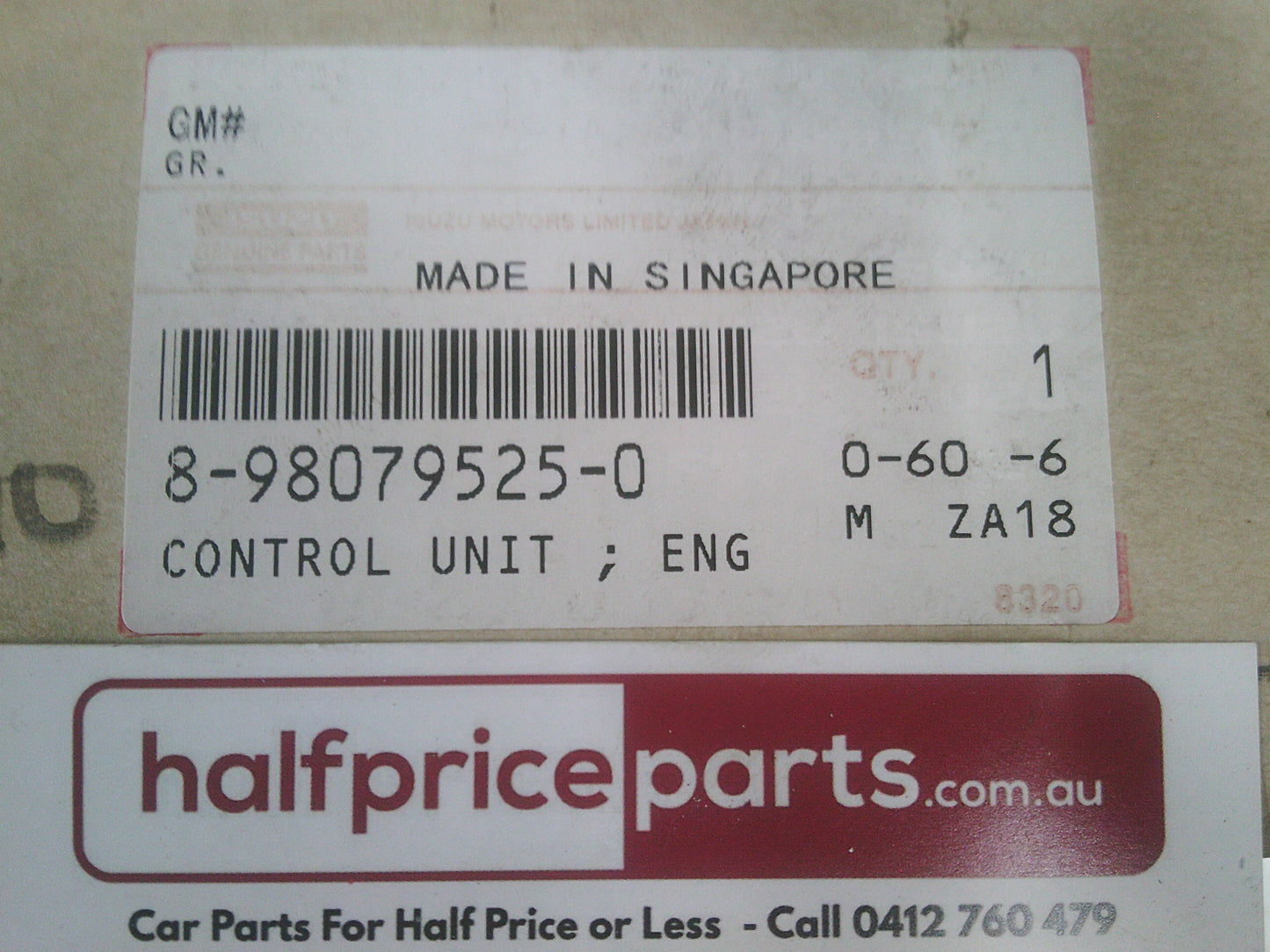 Holden RC Colorado Genuine Engine Control Module New Part