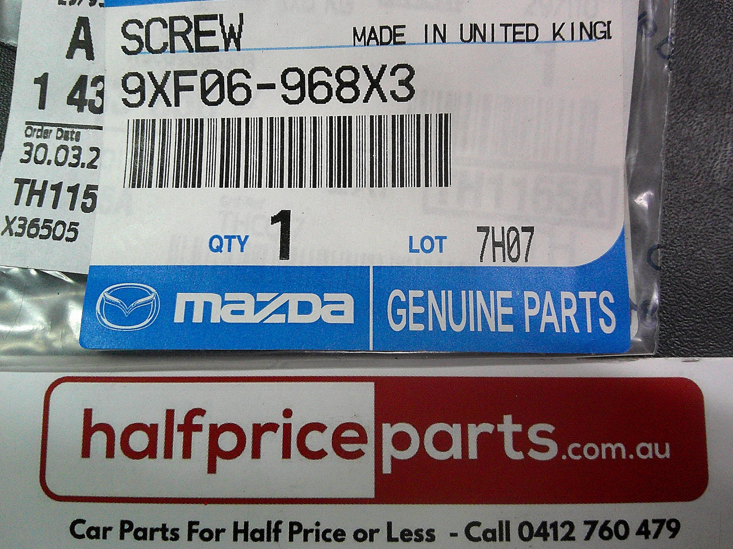 Mazda BT-50/Ford PX Ranger Genuine Door Lock Screw New Part