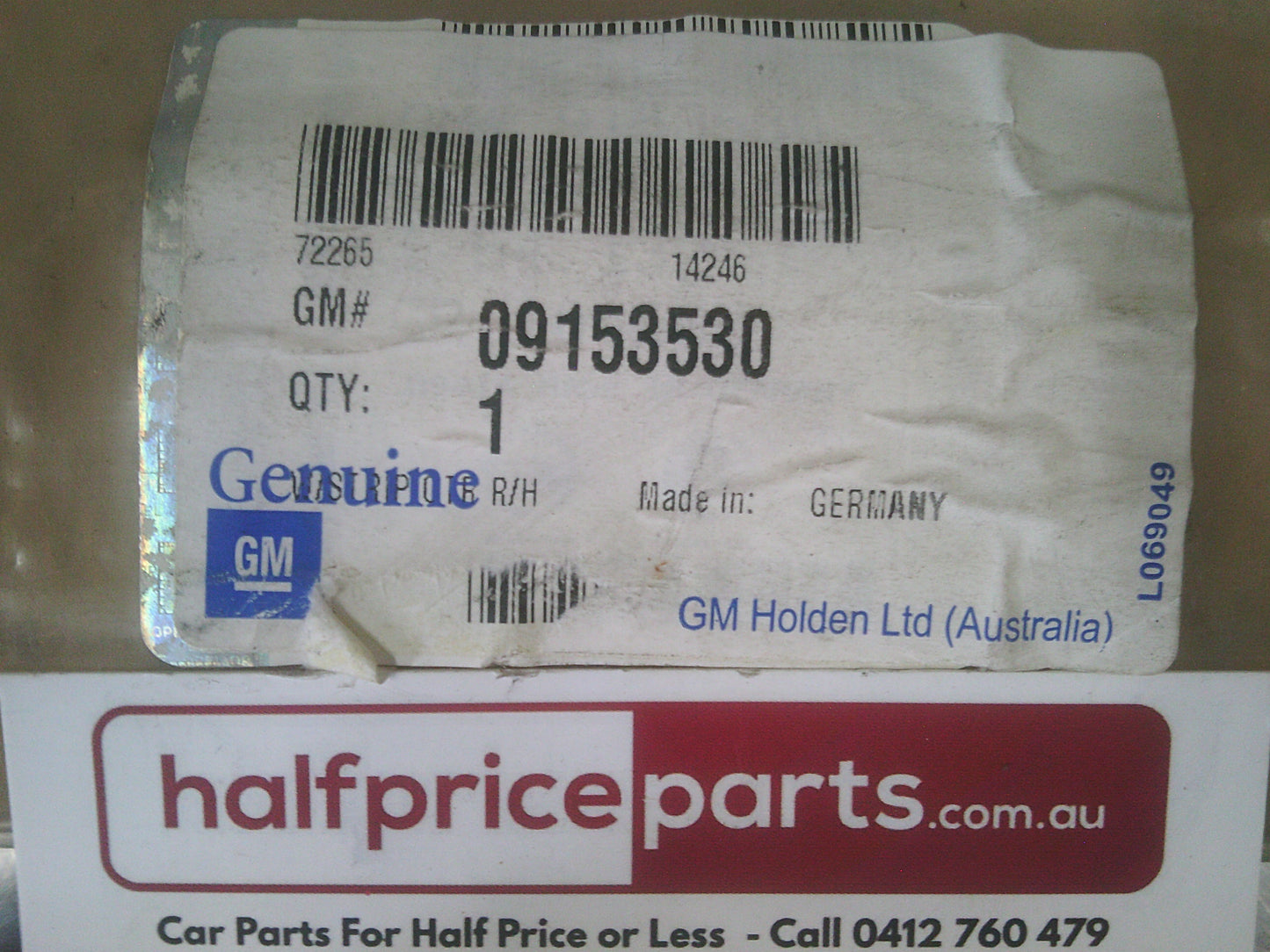 Holden AH Astra Genuine Right Hand Front (Drivers) Weatherstrip New Part