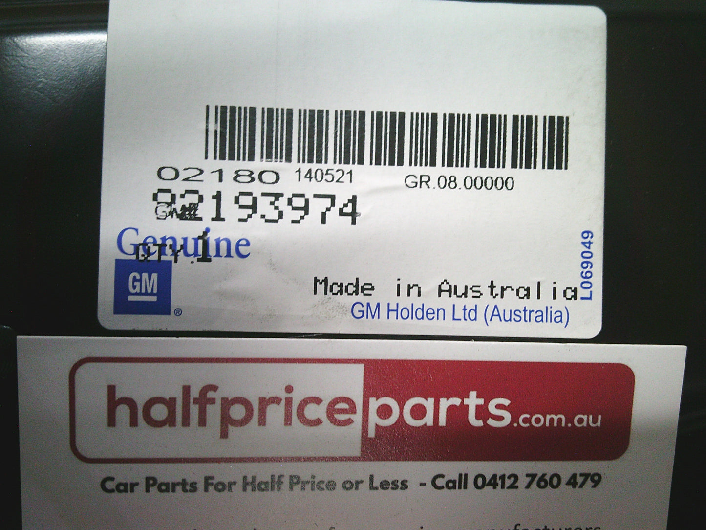 Holden Statesman WM/WN Genuine Boot Lid Assembly (Unpainted) New Part