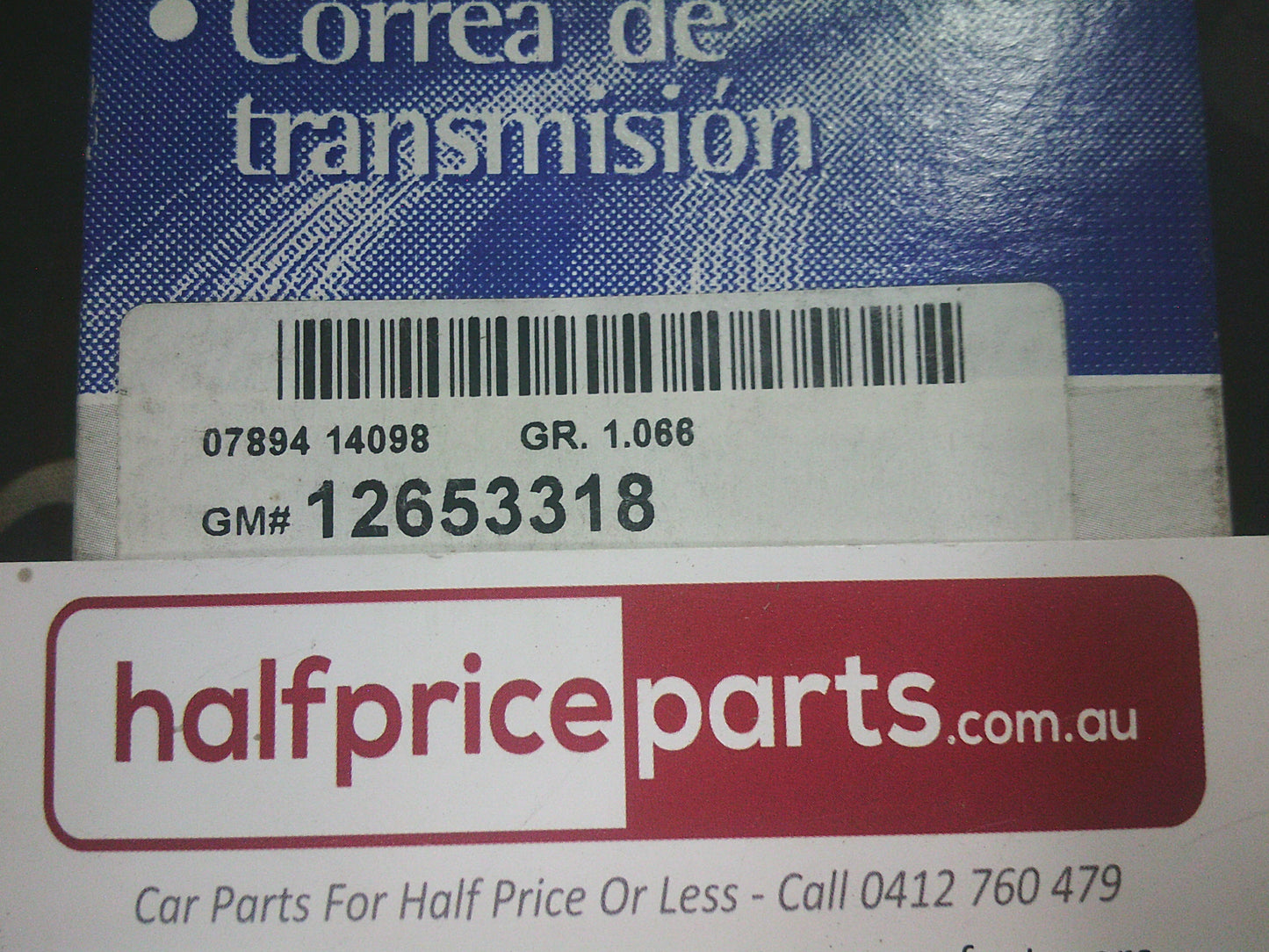 Holden CG Captiva Genuine Serpentine Belt - New Part