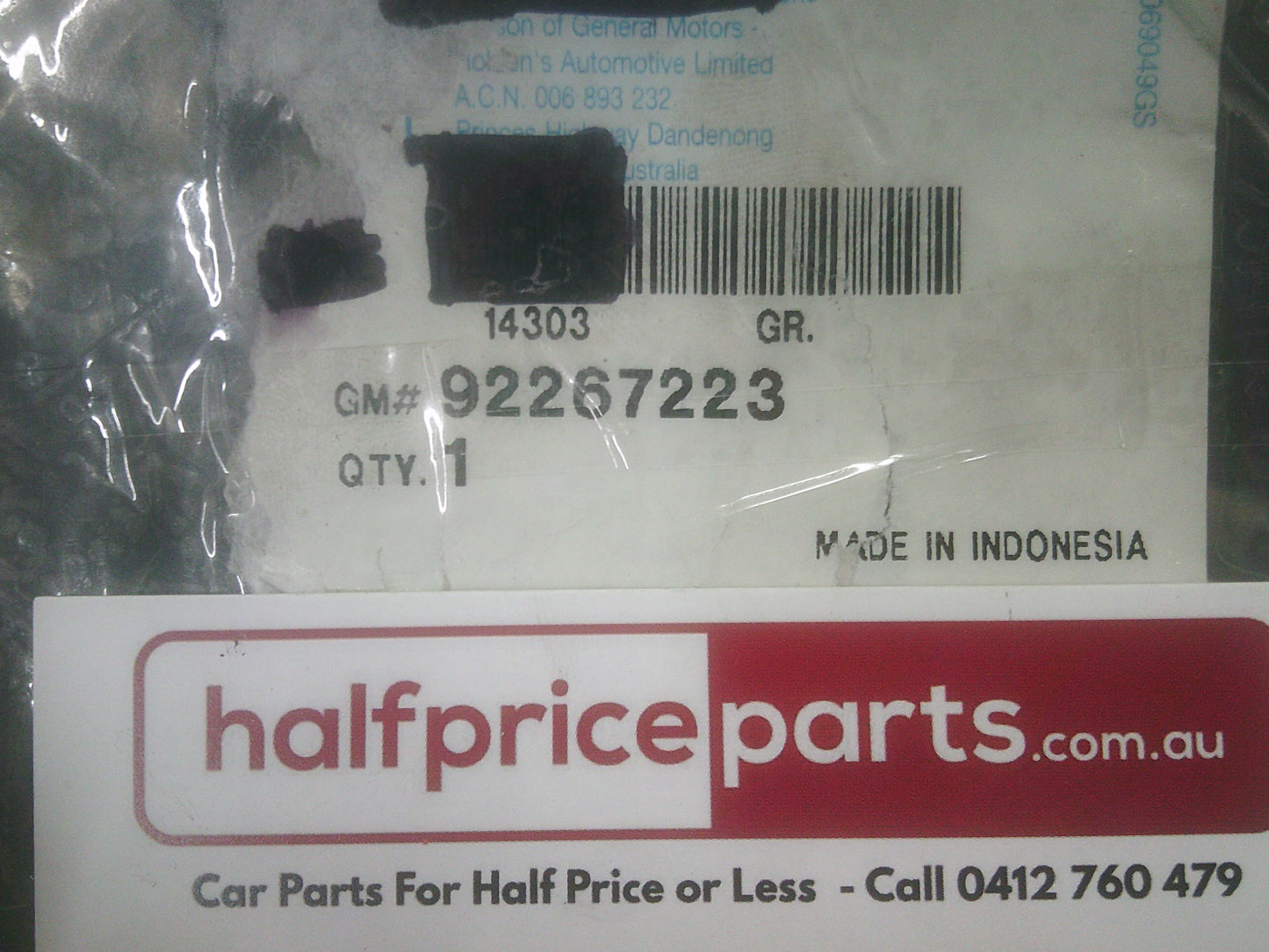 Holden VF Commodore/ WN Caprice/Statesman Genuine Thermo Fan Motor Harness New Part