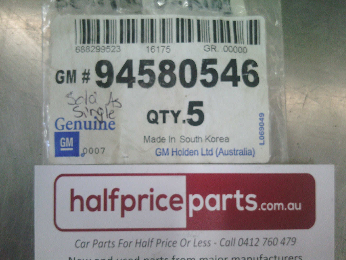 Holden TK Barina / Epica Genuine Clutch Release Bearing O-Ring - New Part