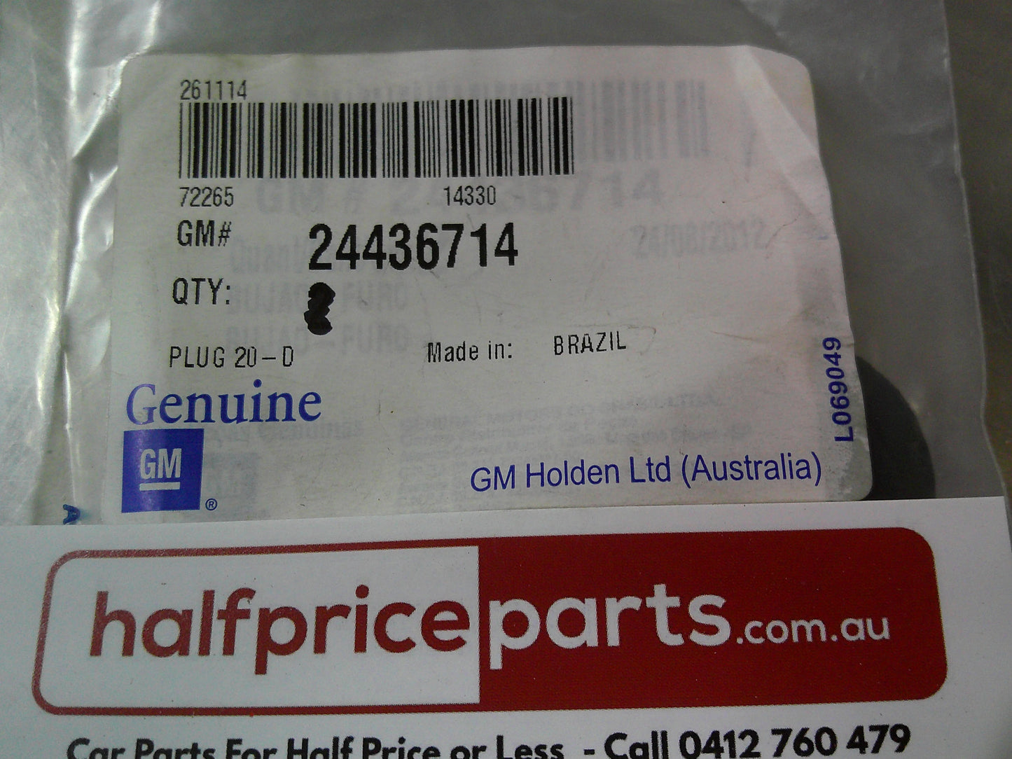 Holden Barina Spark/Trax Exterior Molding Clip New Part.