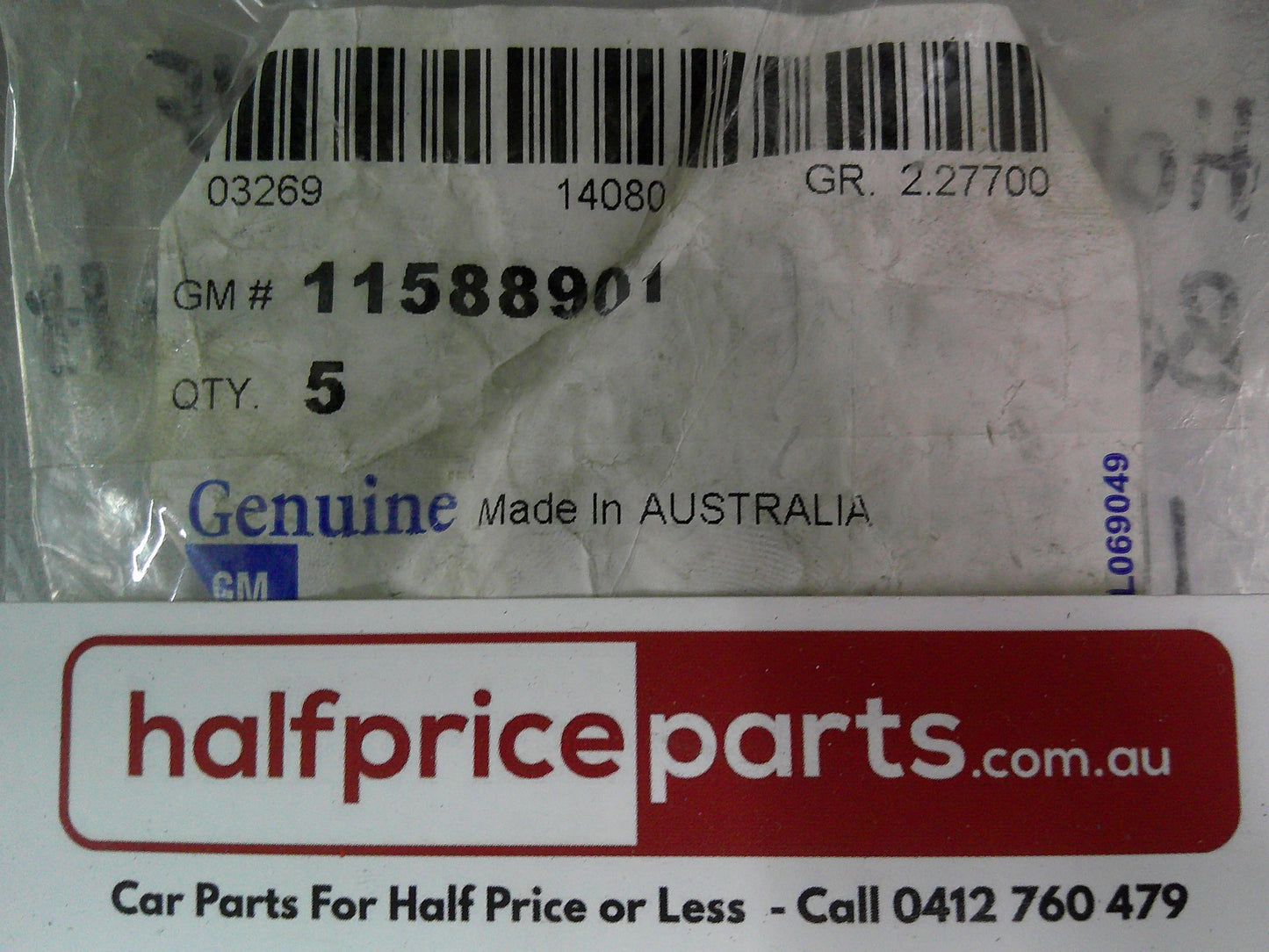 Holden VF SS Commodore Genuine Belt Tensioner Bolt New Part.