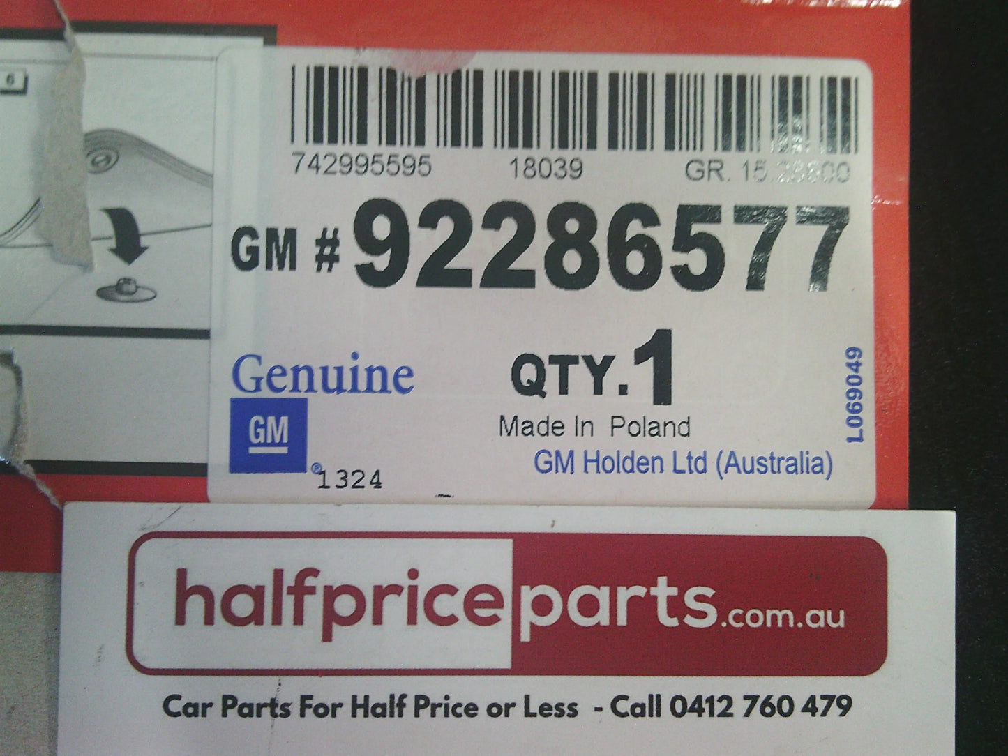 Holden BL Astra Sedan Genuine Set of 4 Carpet Floor Mats (Front And Rear) New Part