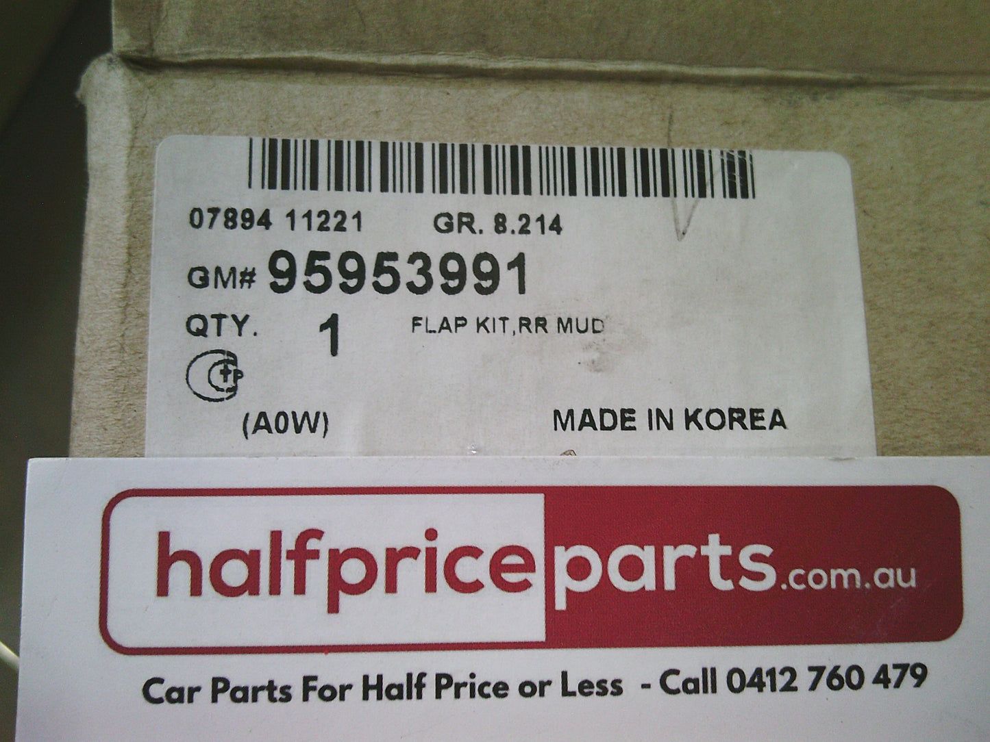 Holden TM Barina Sedan Genuine Rear Mud Flap Set New Part