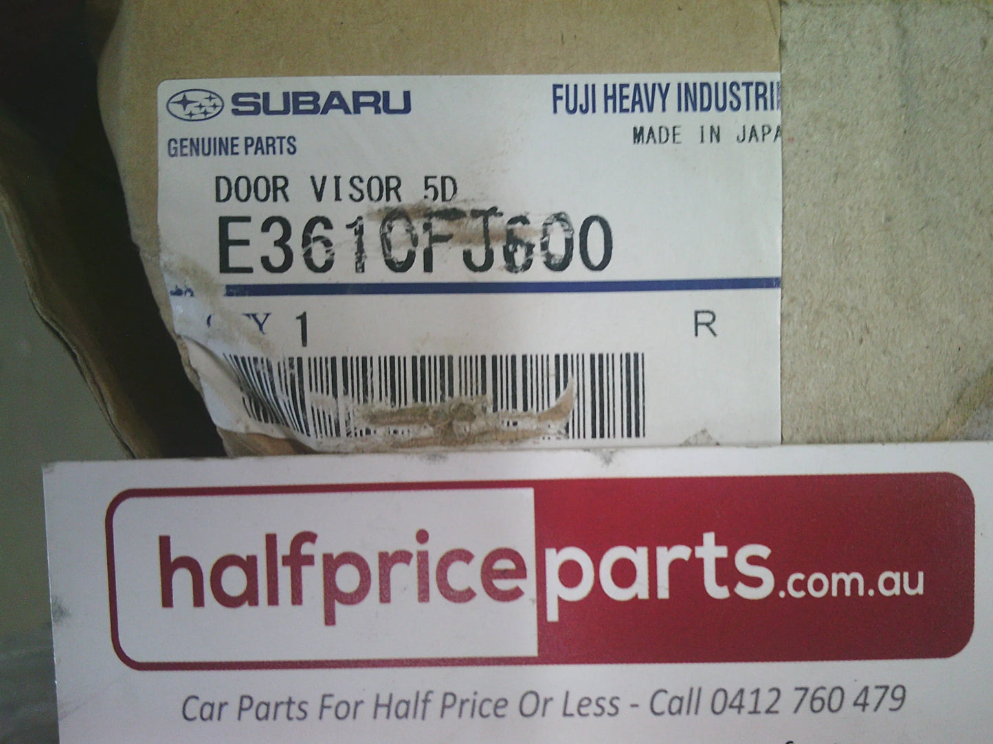 Subaru Impreza/XV Genuine Weather Shield Kit (Read Ad INCOMPLETE SET) New Part