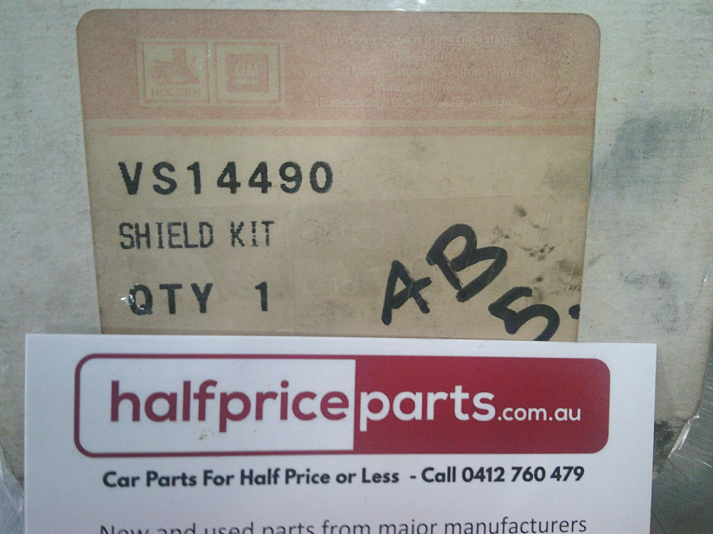 Holden VB/VC/VH/VK/VL Commodore Genuine Dust Shield Repair Kit Constant Velocity Joint New Part