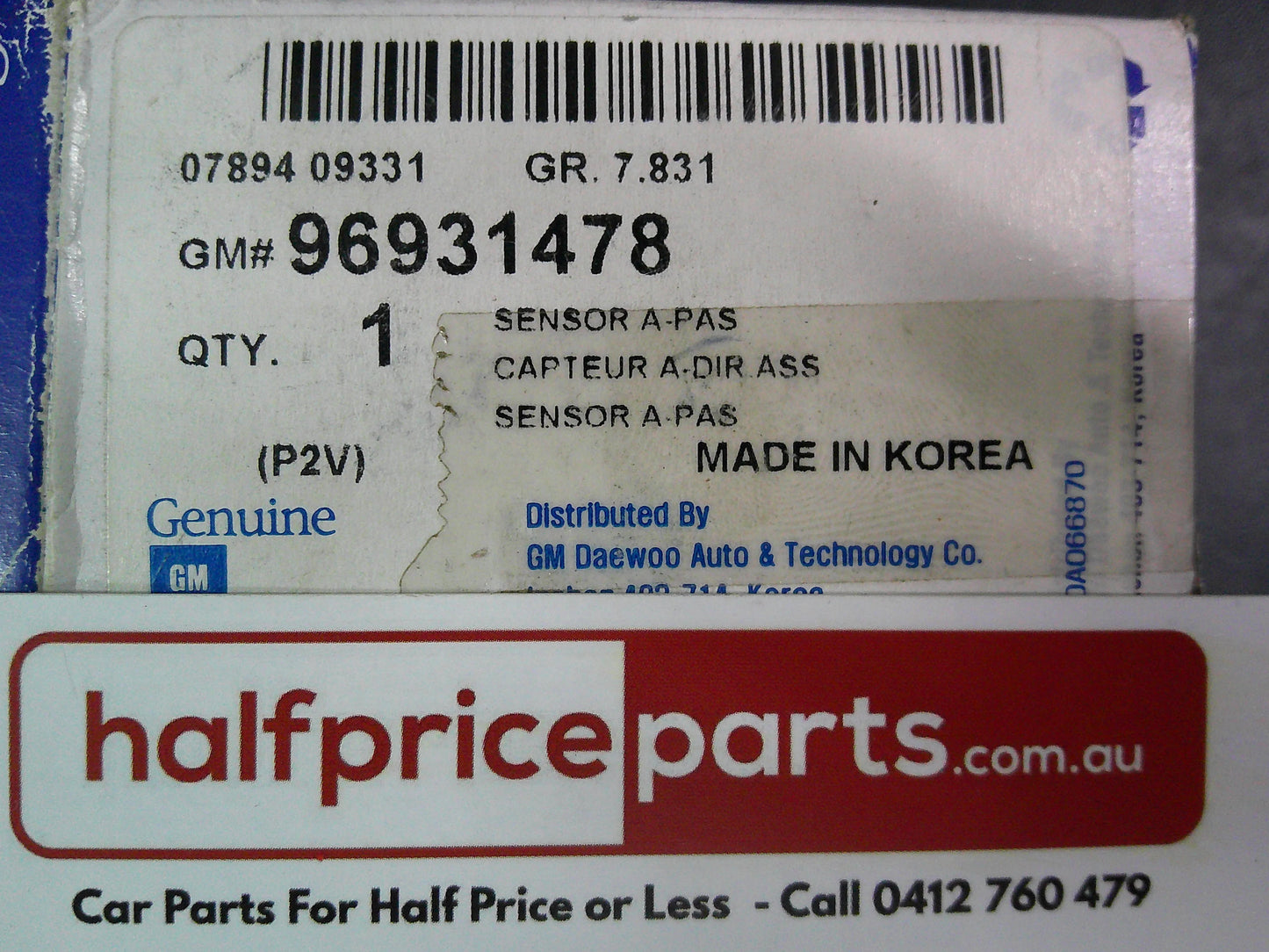 Holden EP Epica Genuine Parking Sensor New Part