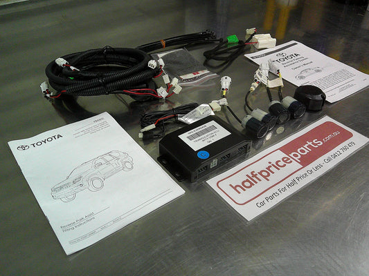 Toyota GX Prado 150 Series Genuine Rear Park Assist Kit 4 Head Dark Blue Mica New Part