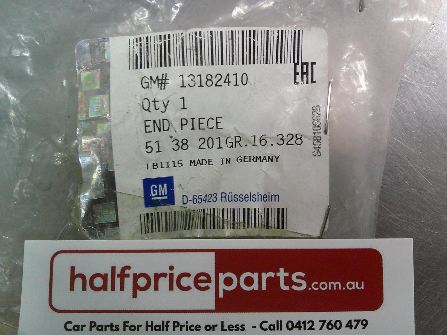 Holden AH Astra Genuine Rear Side Door Lock Cylinder Cover (Anthracite In Colour) New Part