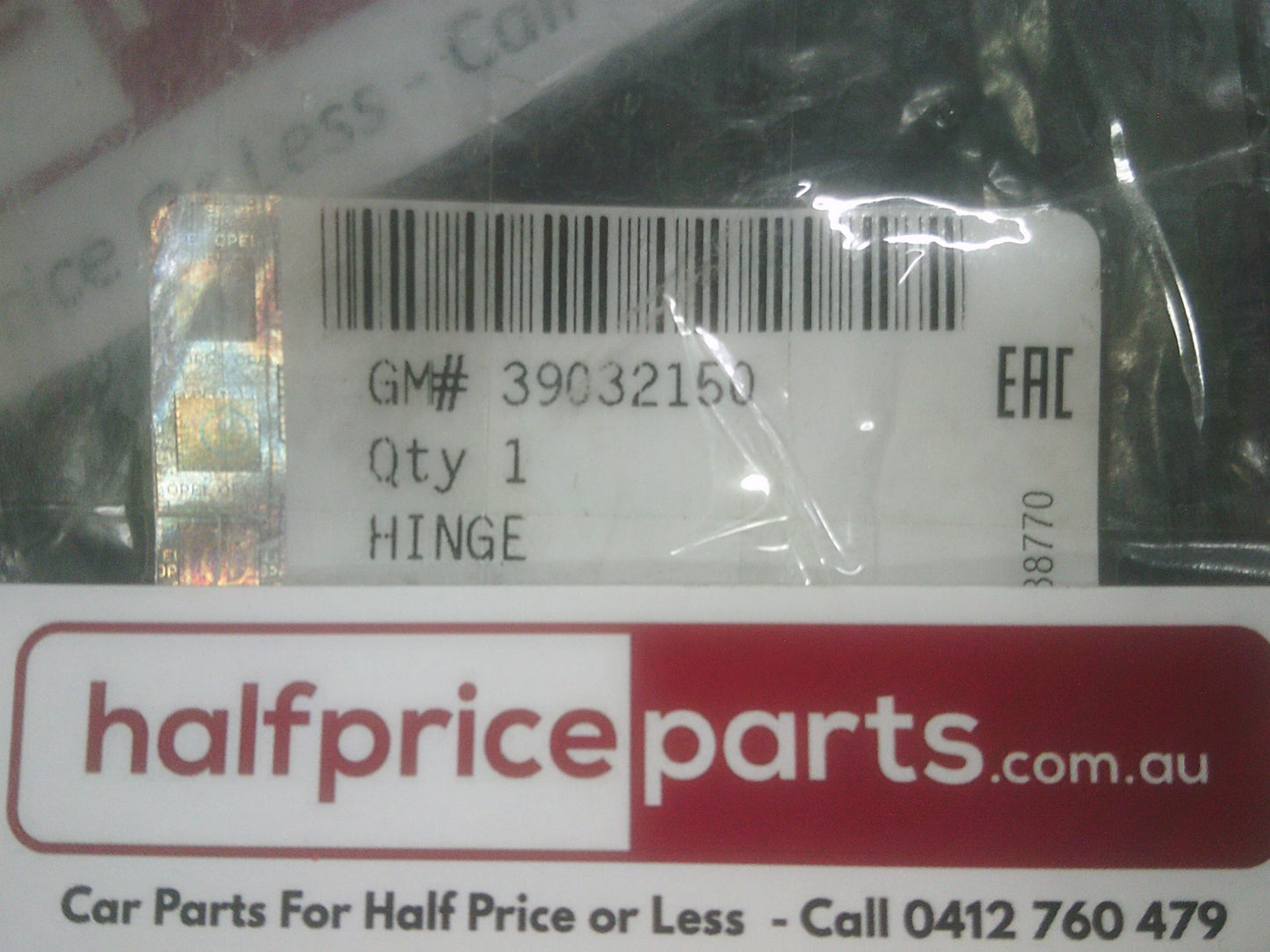 Holden Astra-K Genuine Right Hand Bonnet Hinge Assembly New Part
