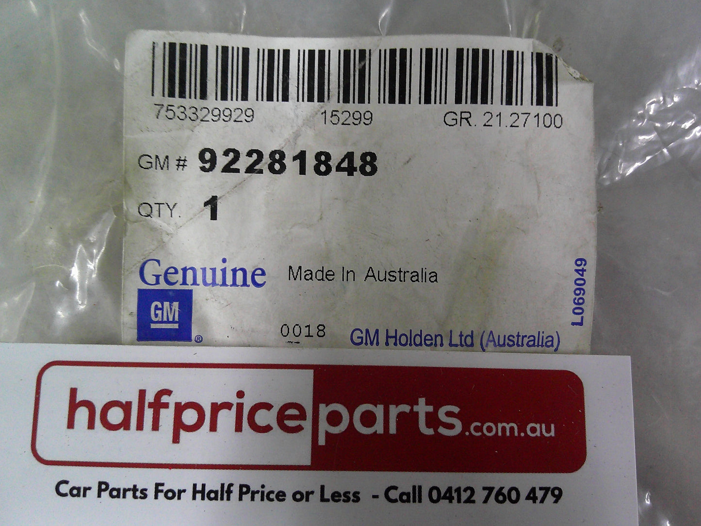 Holden RG Colorado/Isuzu D-Max Genuine HID Driving Light Harness New Part