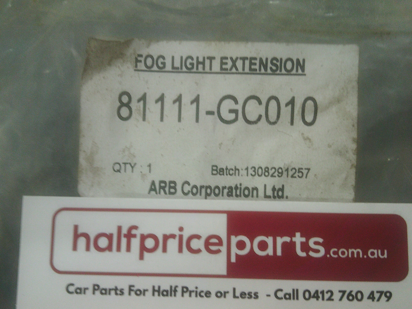 ARB Alloy Bull Bar Fog Light Extension New Part