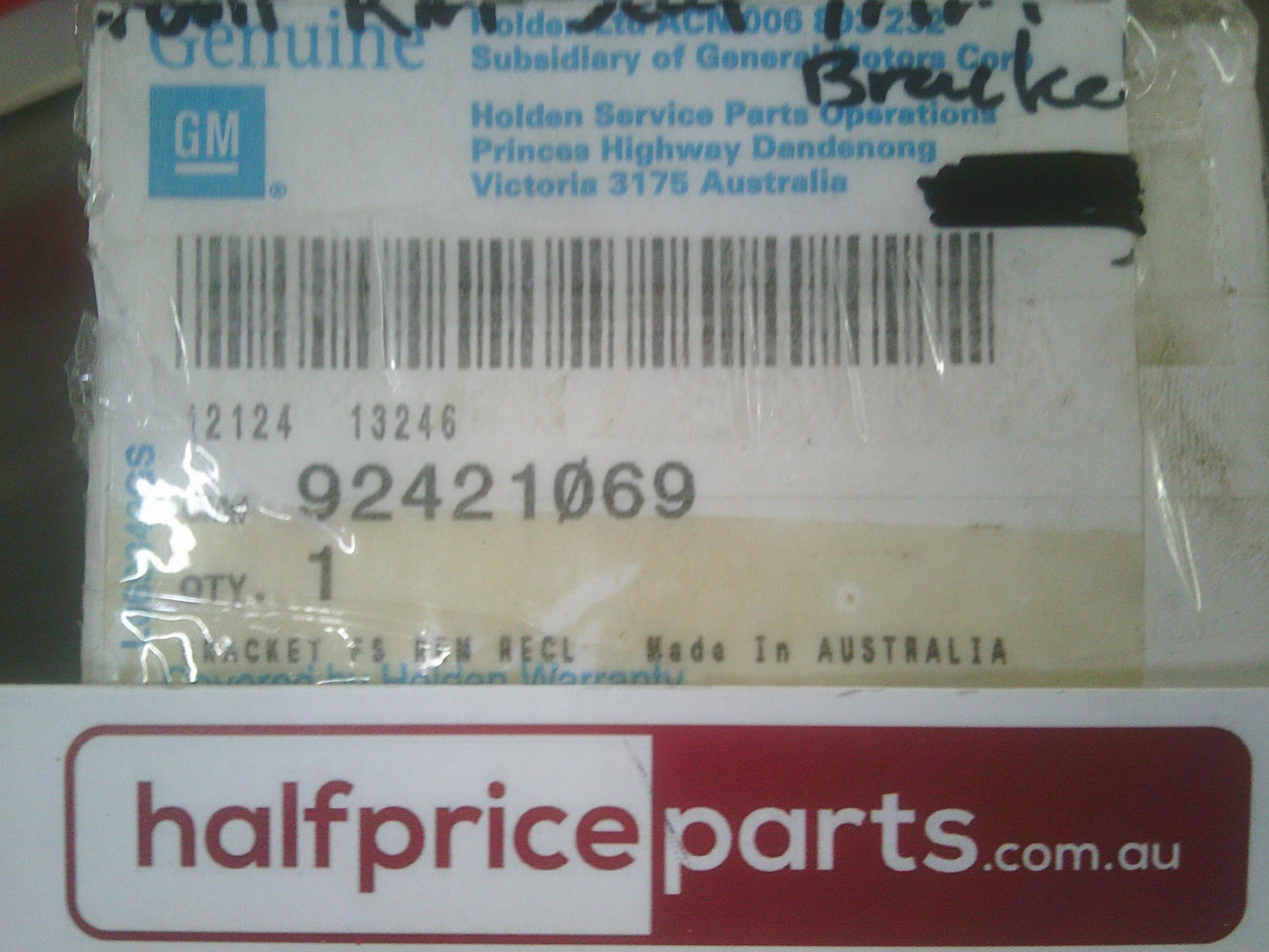 Holden VF Commodore Genuine Front Right Seat Frame Panel Trim Bracket New Part