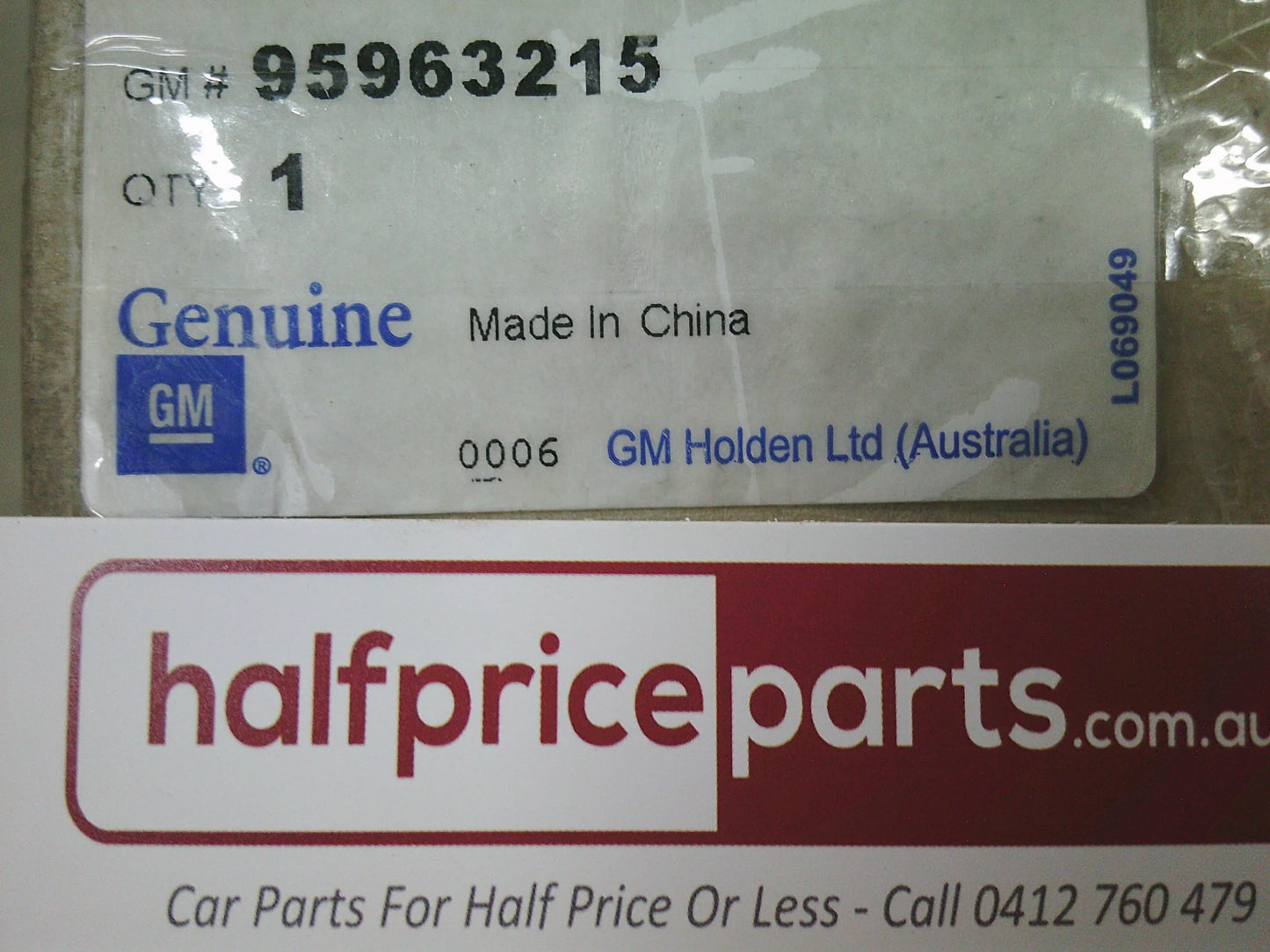 Holden Cruze Genuine Front Left Hand Door Frame Moulding - New Part