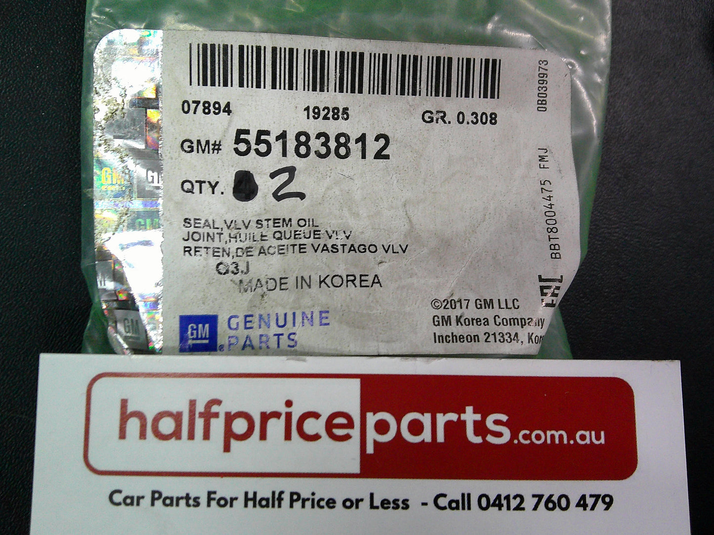 Holden Astra P10 Genuine Valve Stem Seal New Part
