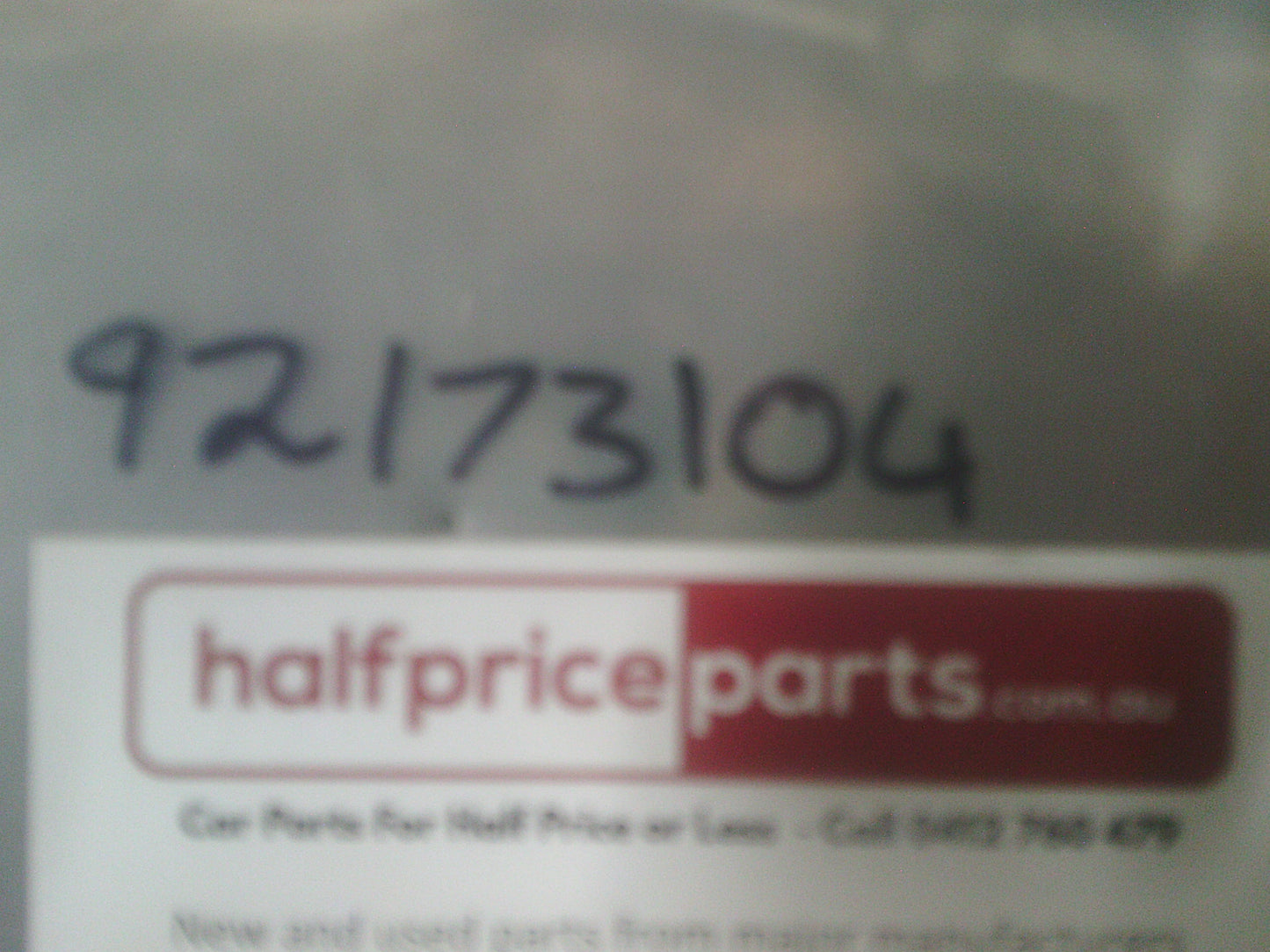 Holden VE Commodore Genuine Pedal Rubber Pad - Brake Or Clutch New Part.