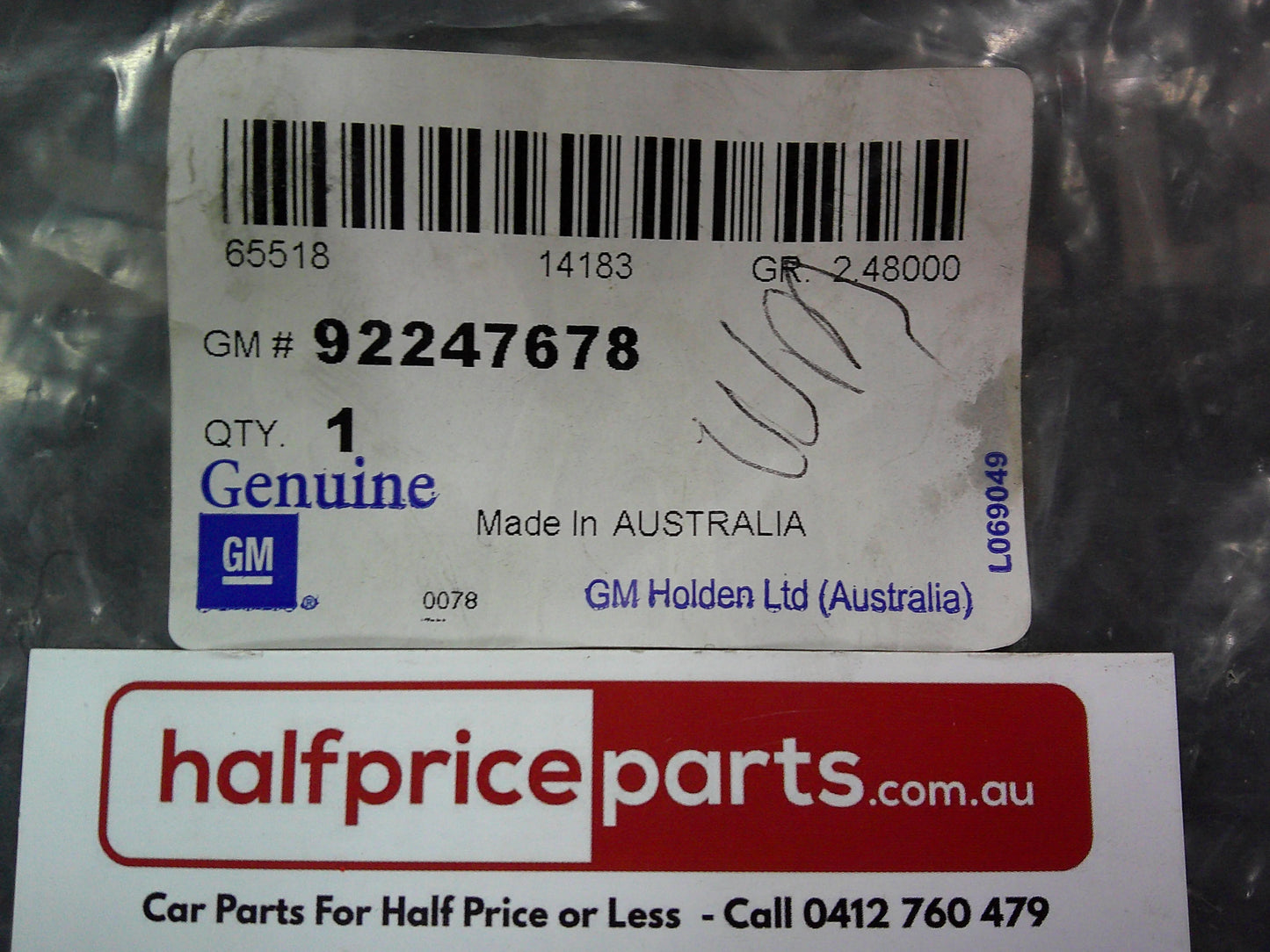 Holden VE Statesman/Caprice Genuine Rear Right Axle Wiring Harness New Part
