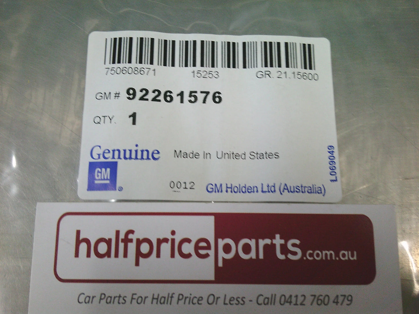 Holden JH Cruze Genuine Left Hand Bonnet Decal - New Part