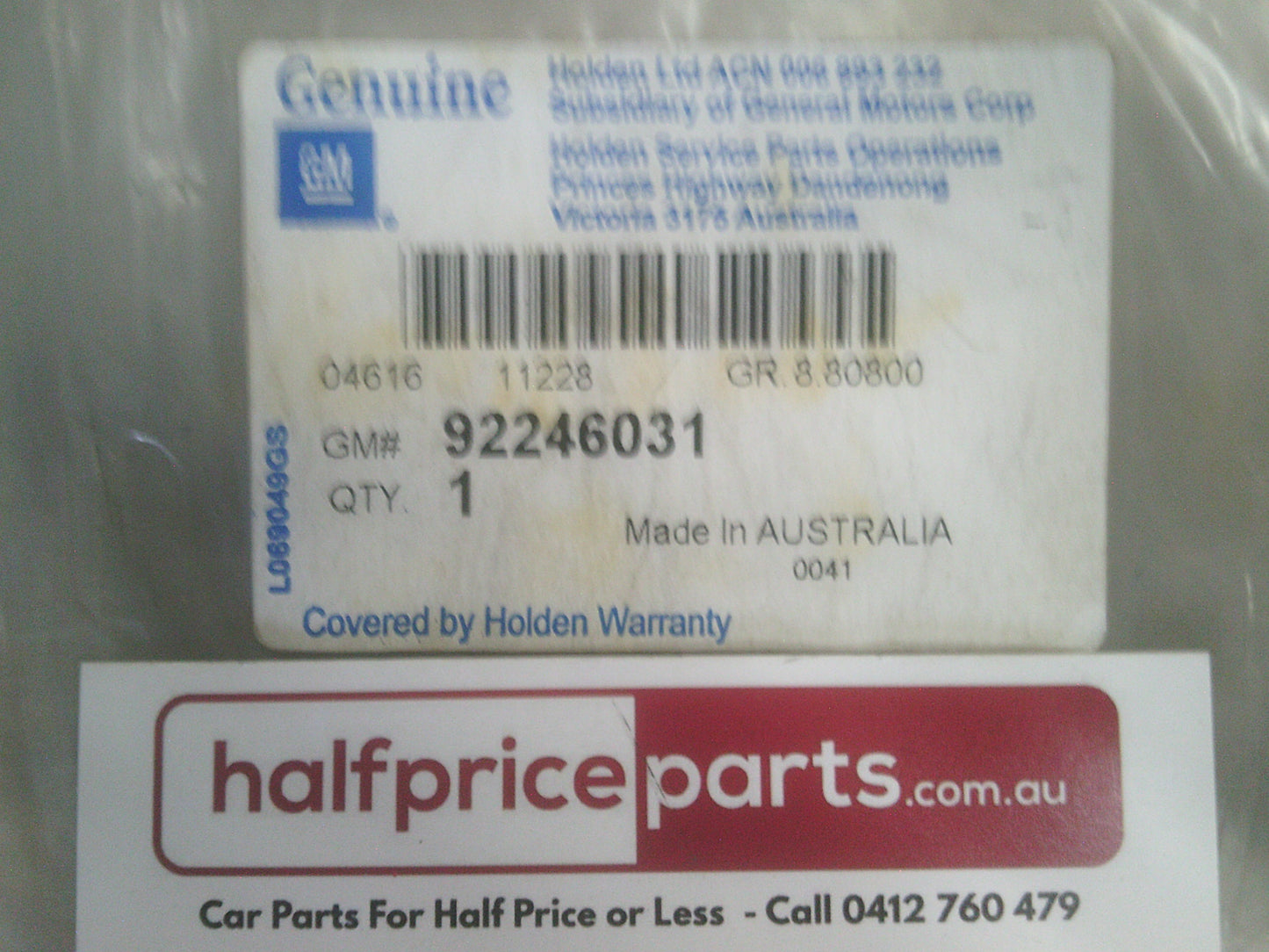 Holden VE Commodore Series 2 Genuine Owners Handbook New Part