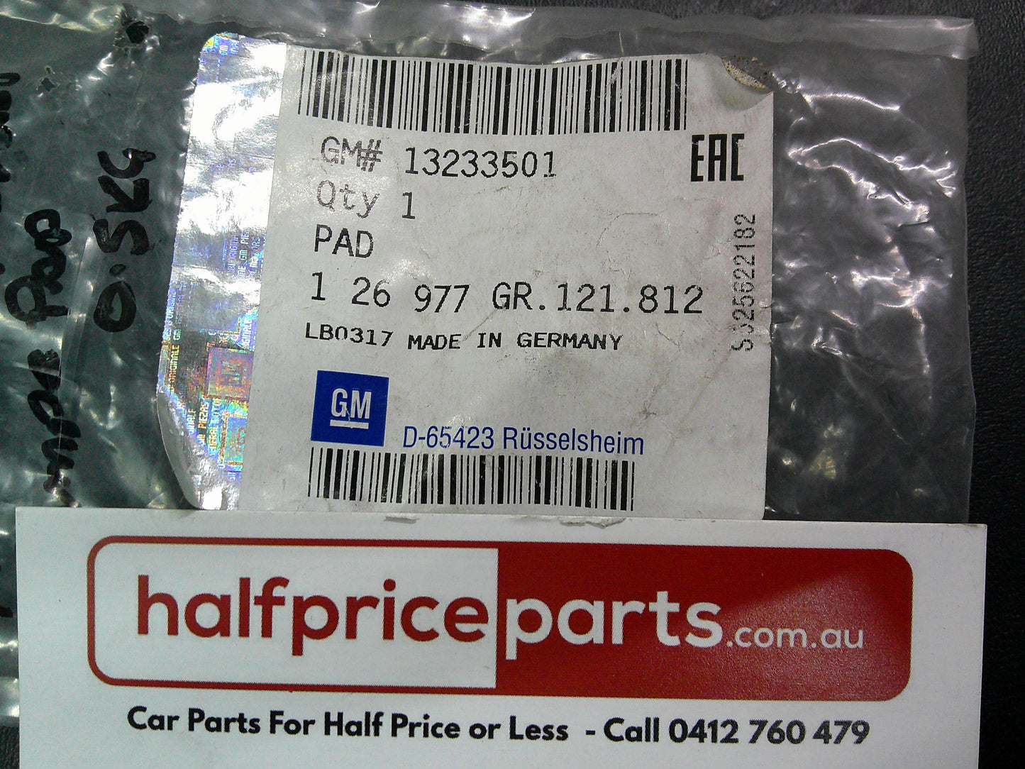 Holden Astra/ZB Commodore Genuine Tail Gate Adjust Bumper Pad New Part