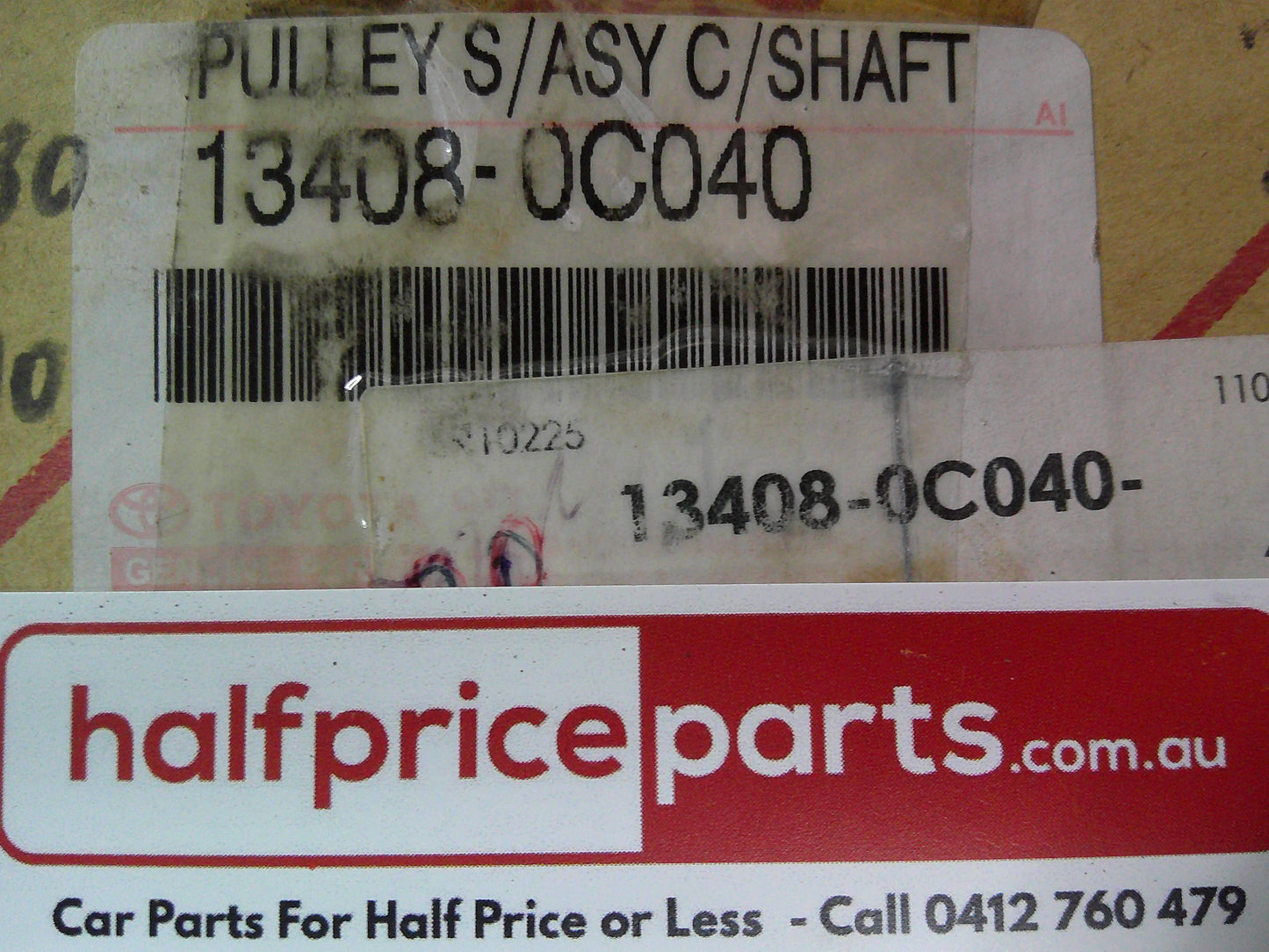 Toyota Hilux/Fortuner Genuine Crankshaft Pulley Assembly New Part