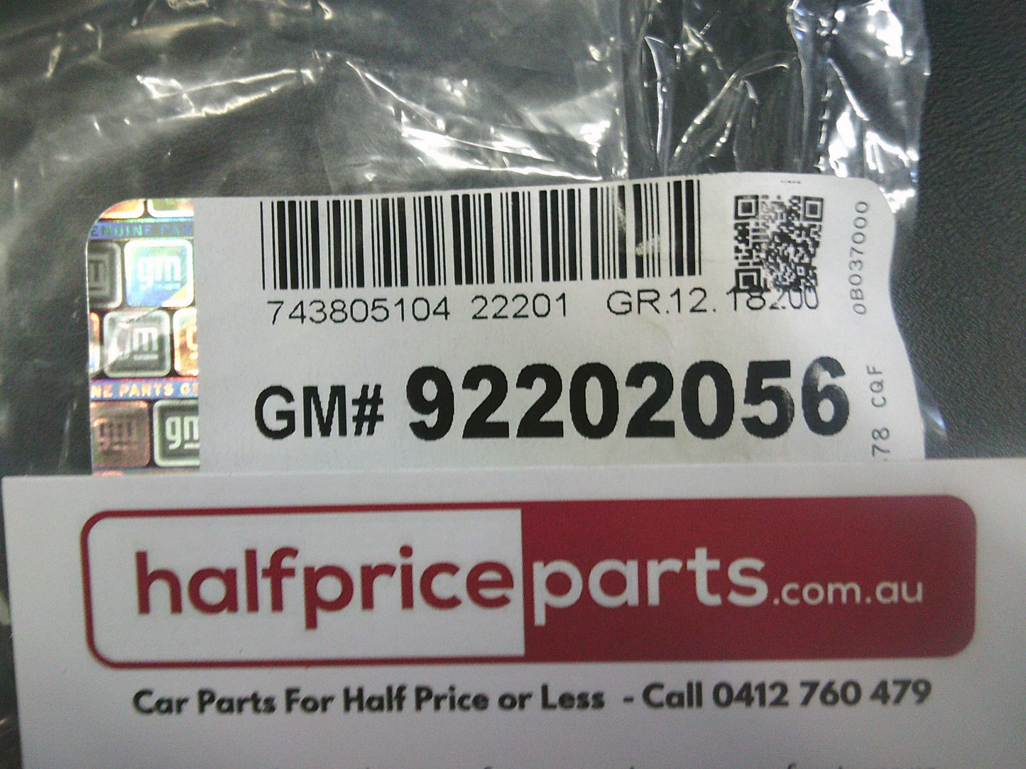 Holden VE Commodore Genuine Chrome Boot Emblem New Part