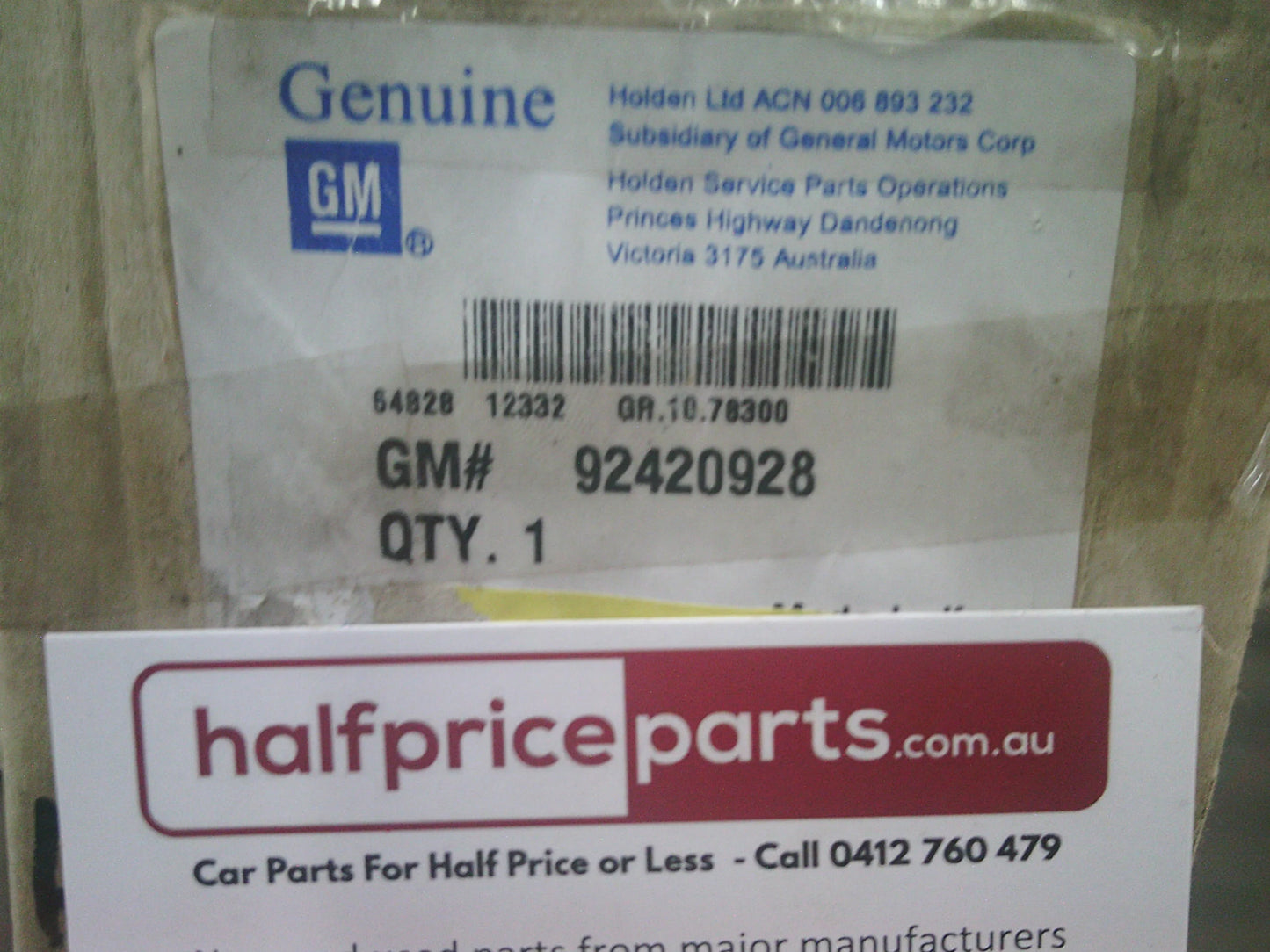 Holden VE Commodore Berlina/VE Ute Genuine Right Hand Front Electric Window Regulator With Motor New Part