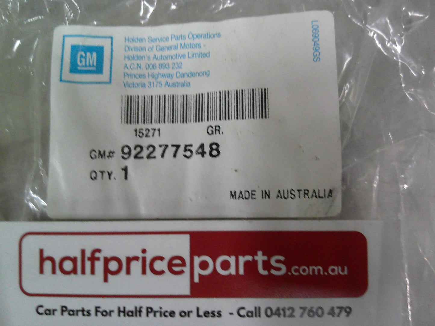 Holden VF Commodore 3.6Ltr Genuine 7 Inch Replacemant Fan New Part