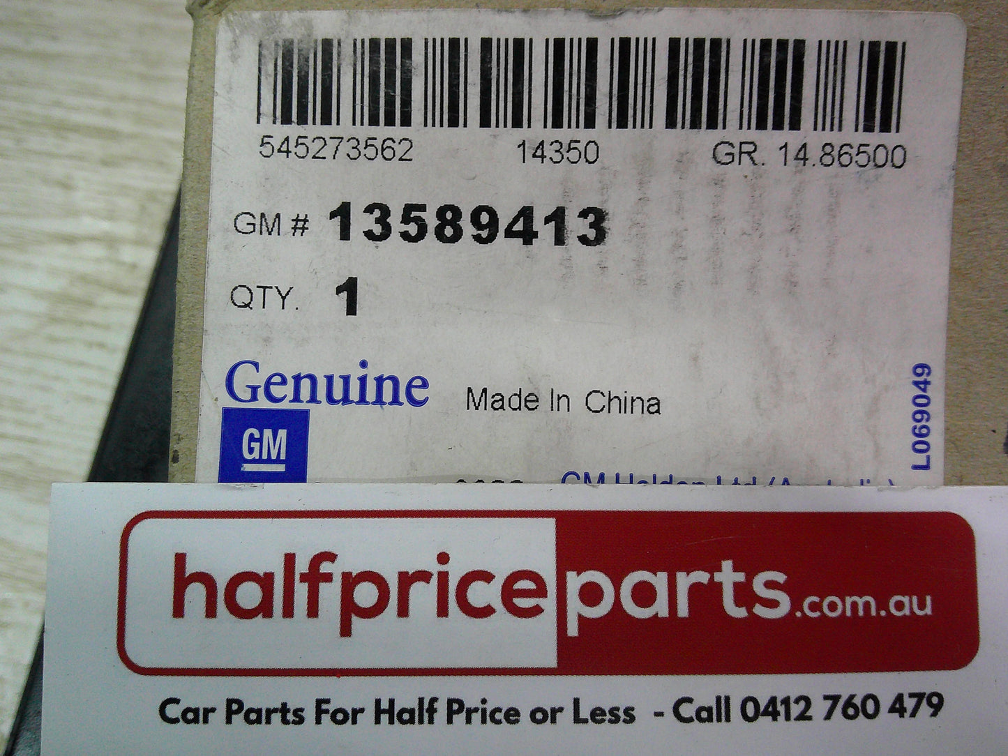 Holden Astra J Genuine Air Bag Control Module New Part