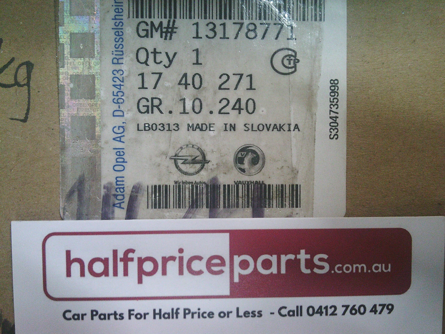 Holden AH Astra Genuine Roof Twin Light Assembly New Part