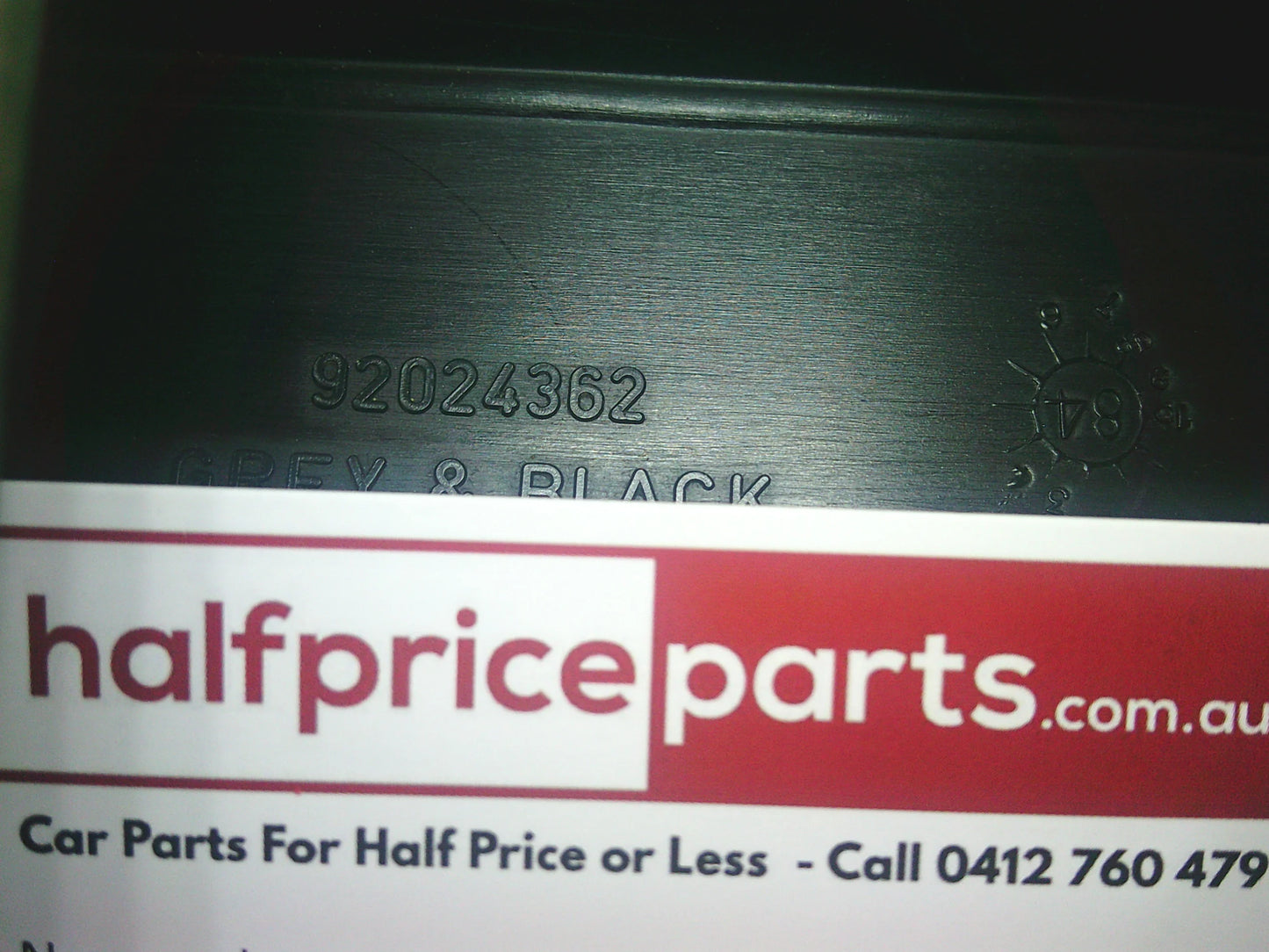 Holden VL Calais Genuine Rear Tail Light Garnish With Brackets Used Part